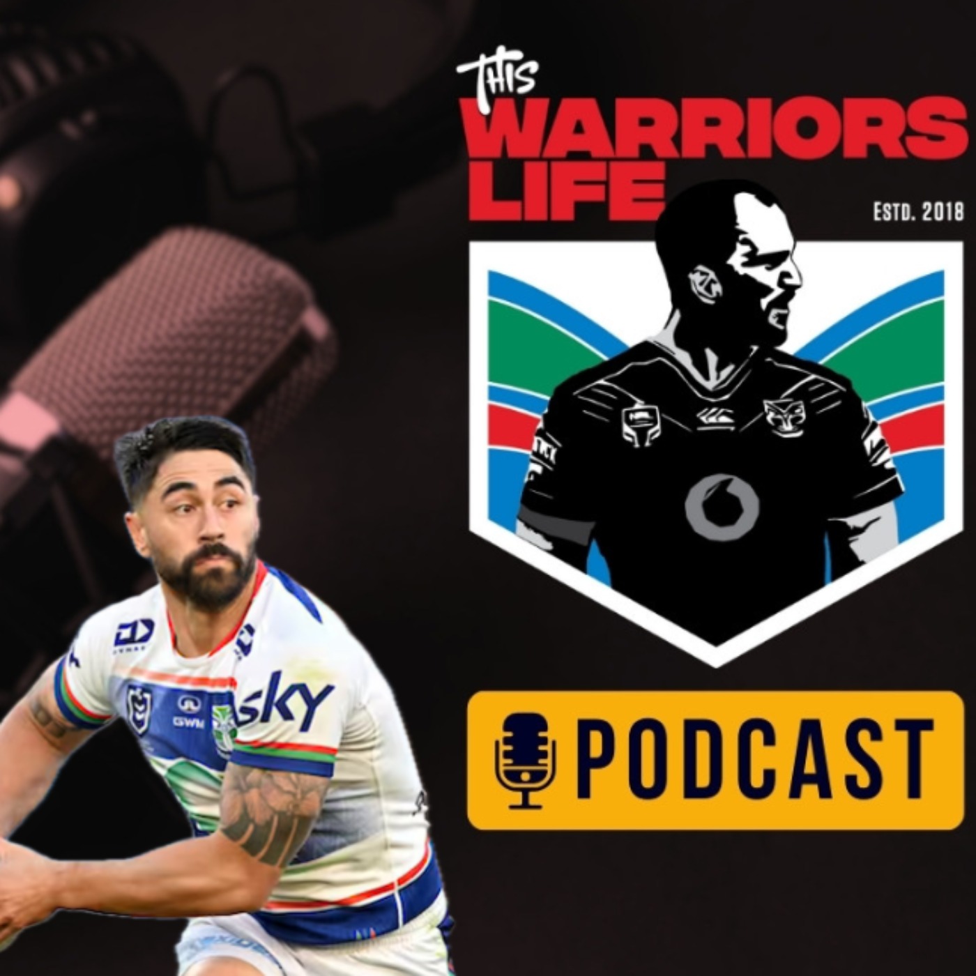 This Warriors Life Podcast 2024: Ep 42 - My Hero b/w That's My Team - NRL Rd 23 | Dolphins v Warriors