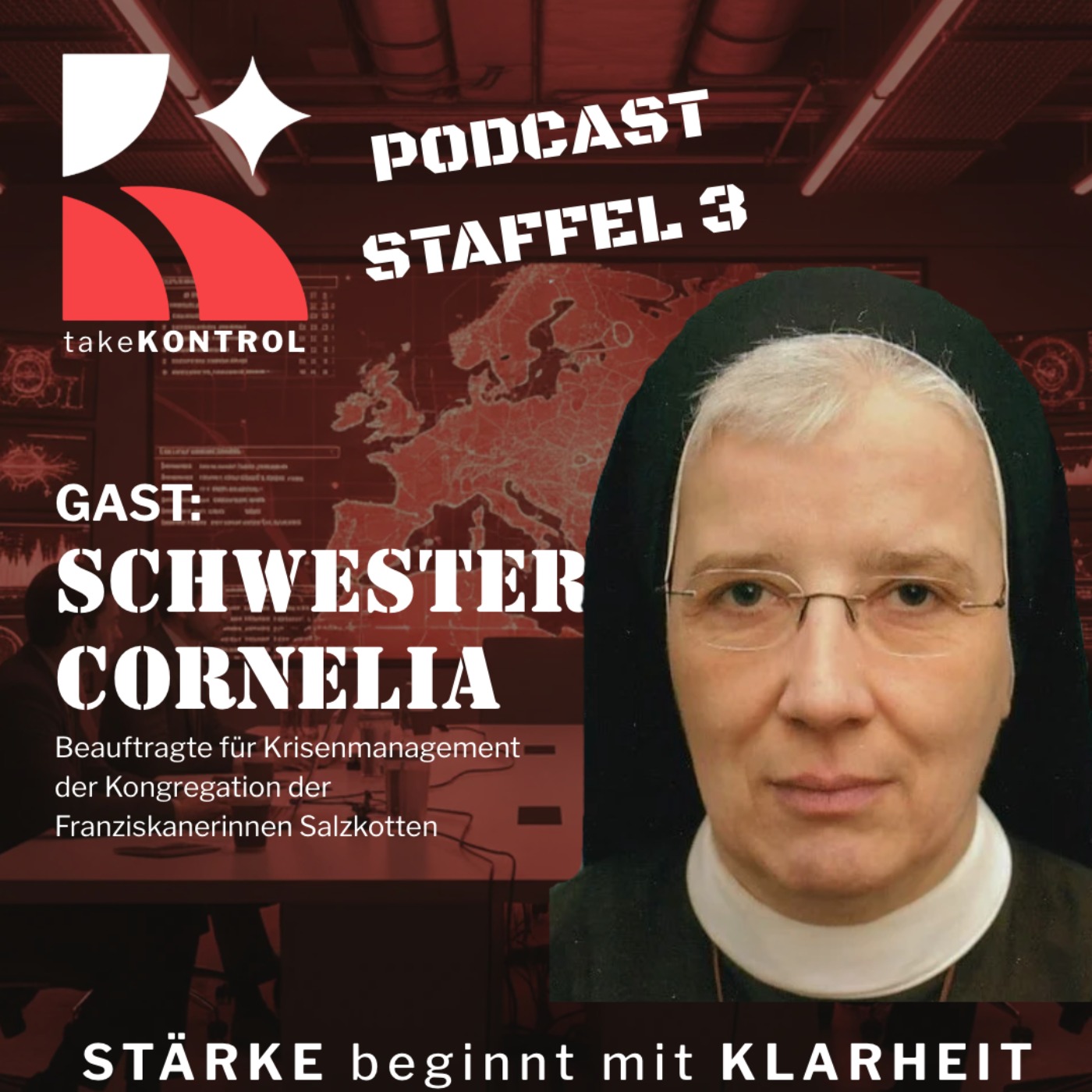 Folge 18 - Resilienz und Krisenvorsorge in der Pflege mit Schwester Cornelia, Franziskanerin und Krisenvorsorgeexpertin mit Fokus auf Pflegeeinrichtungen episode artwork