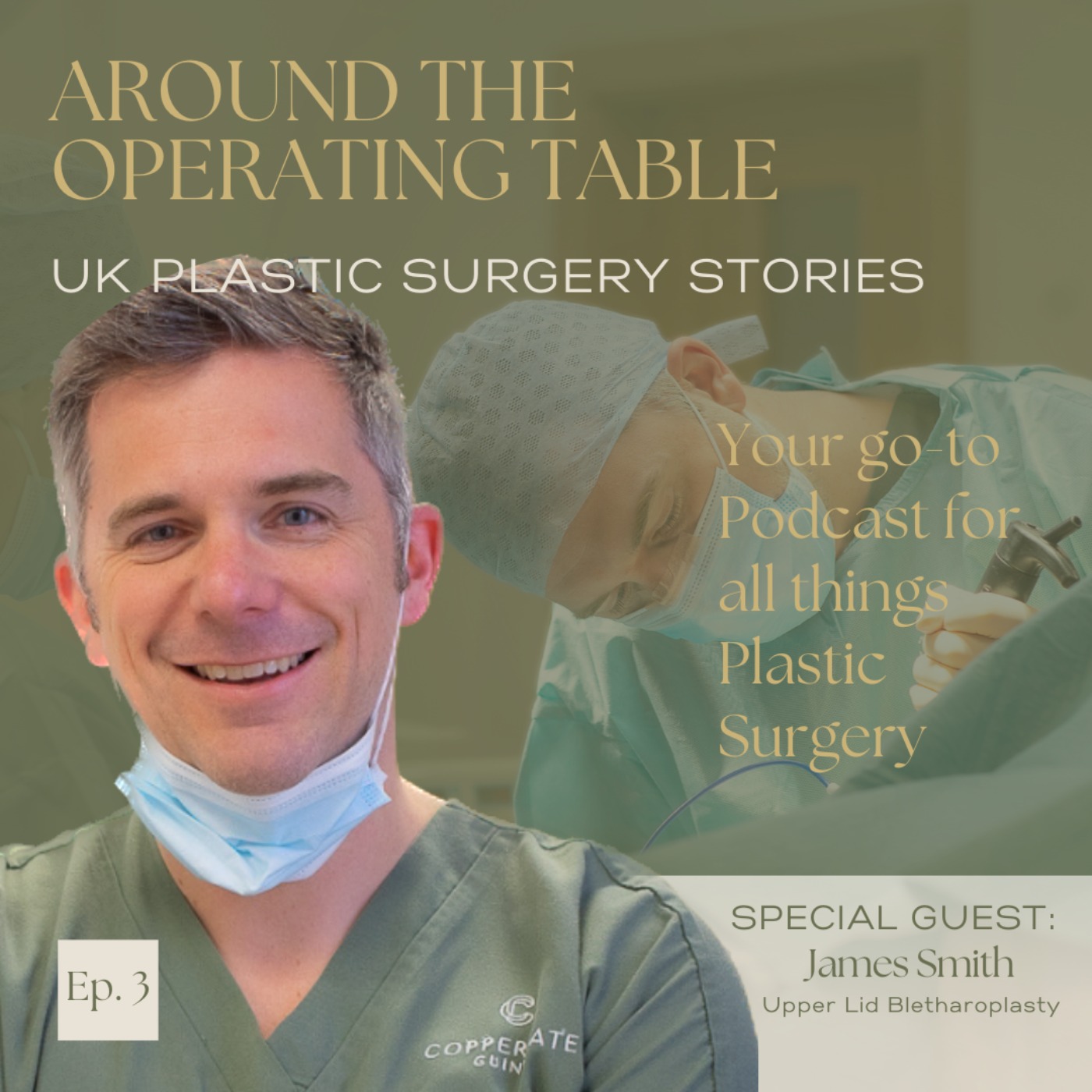 Upper lid blepharoplasty episode artwork