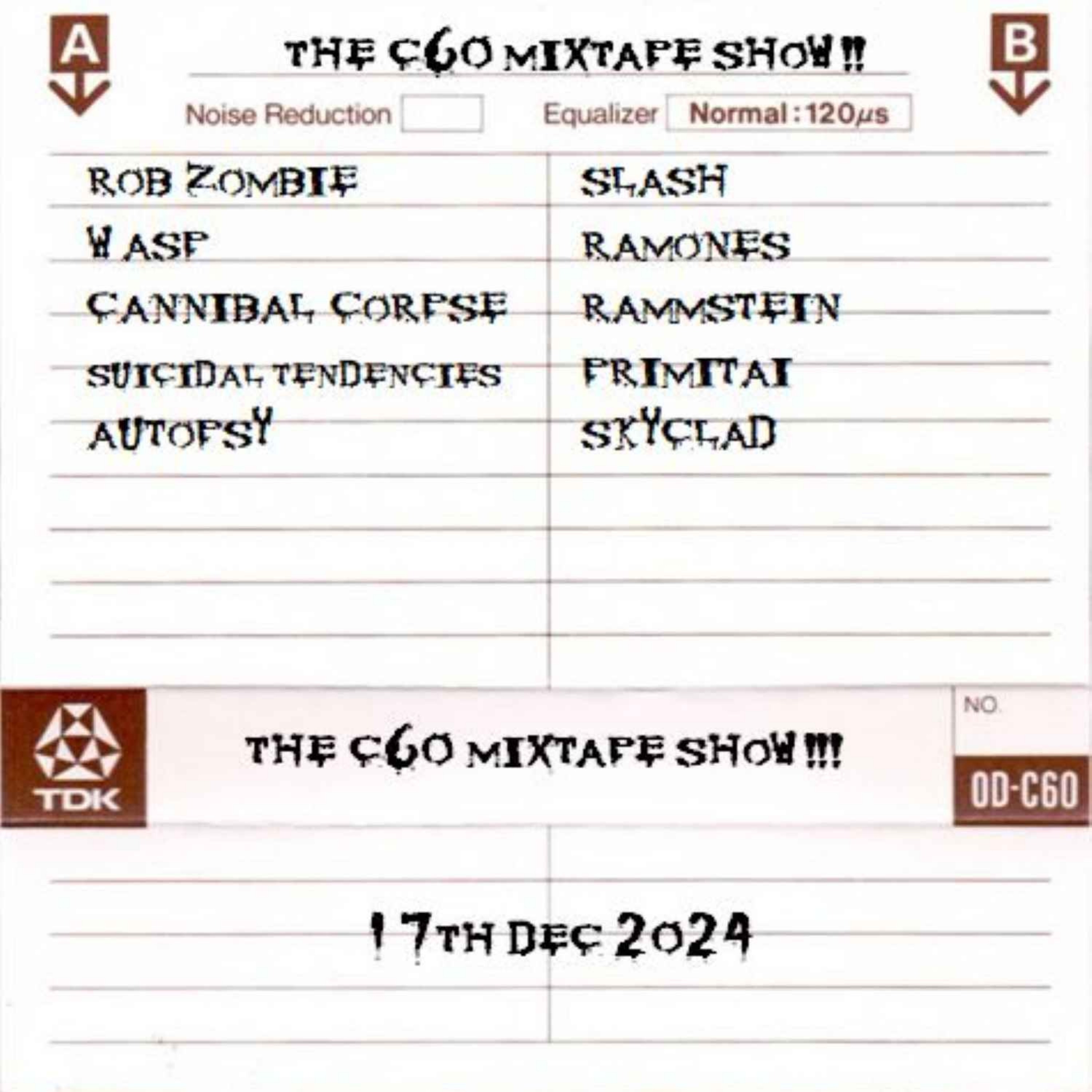 The C60 Mixtape Show 17th December 2024