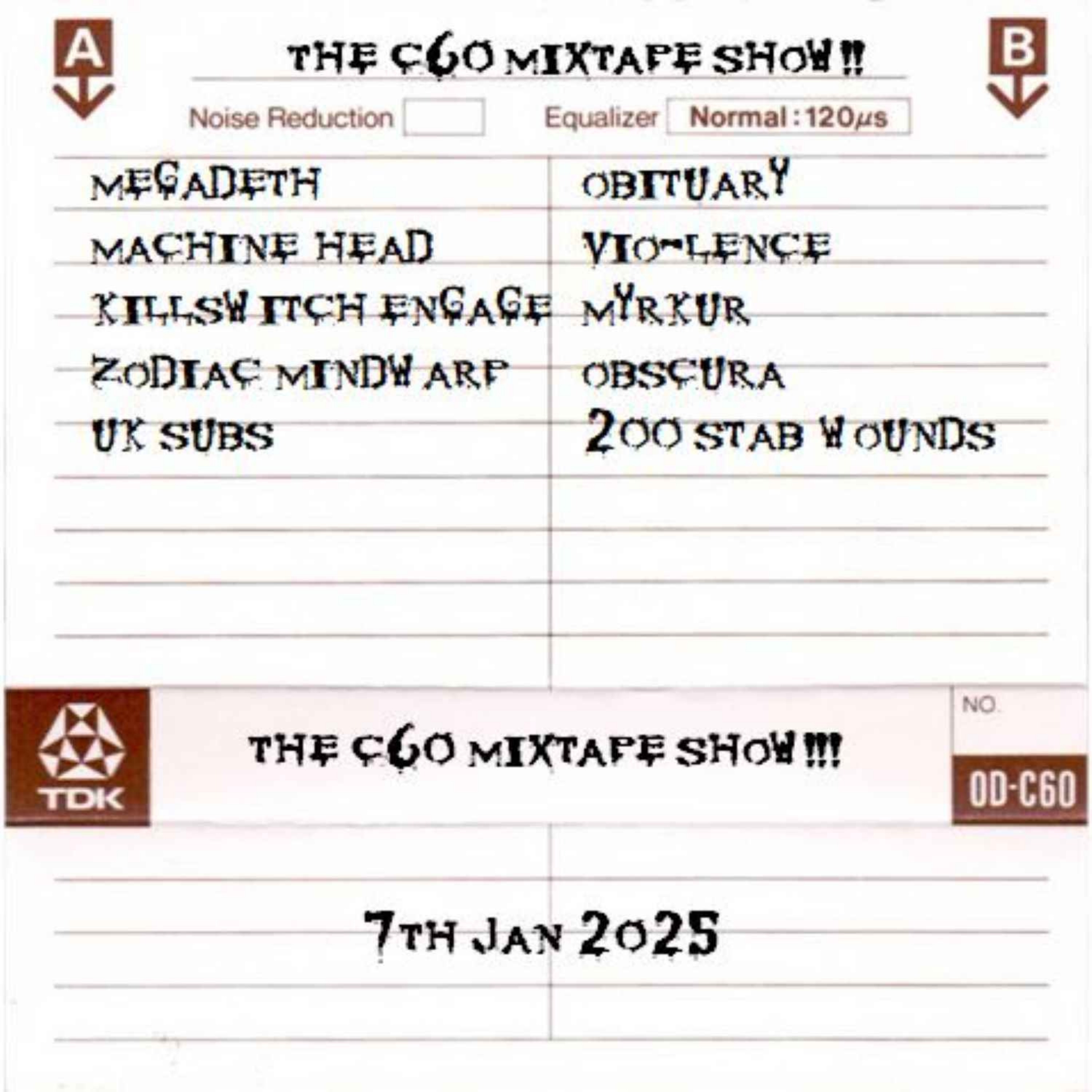 The C60 Mixtape Show 7th January 2025