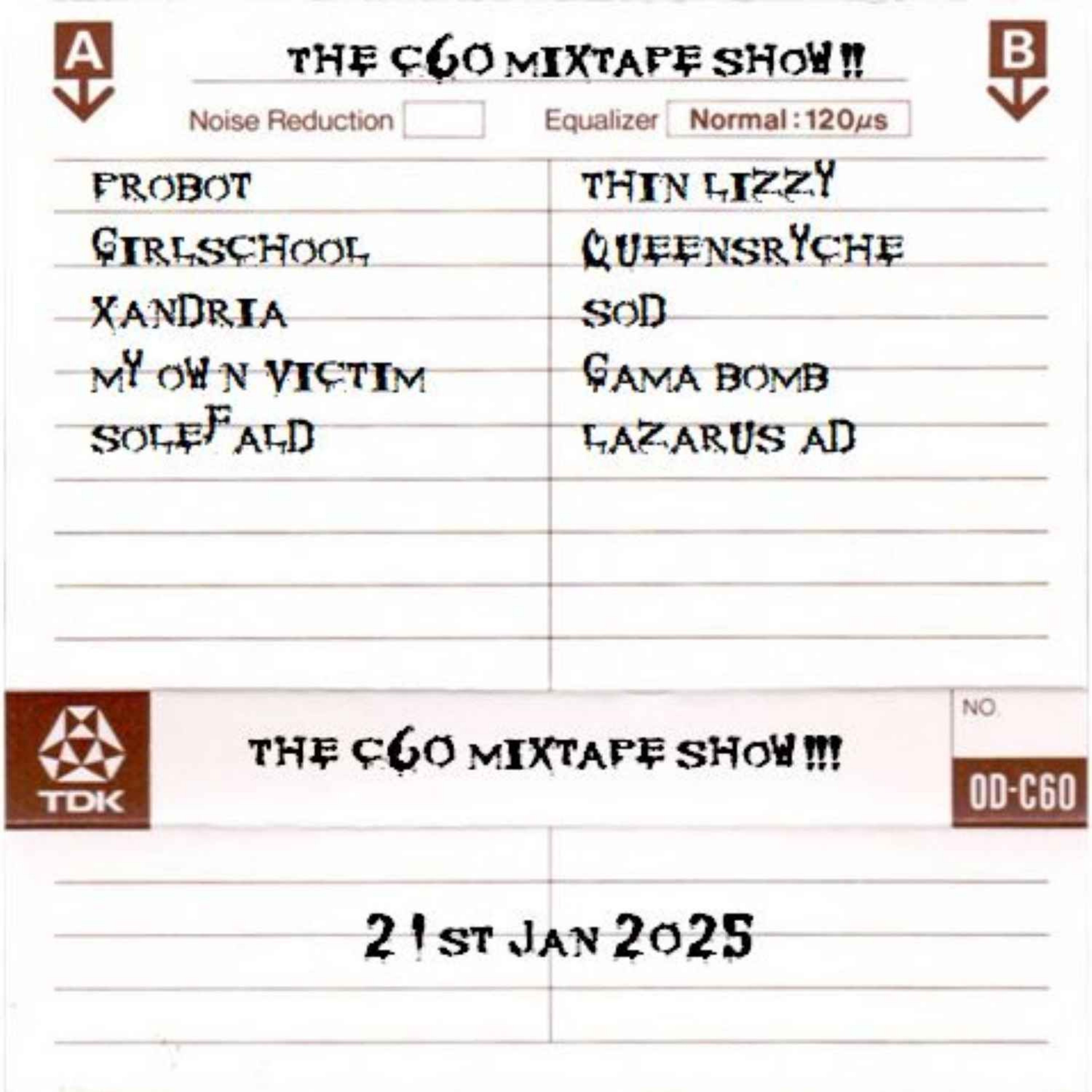 The C60 Mixtape Show 21st January 2025