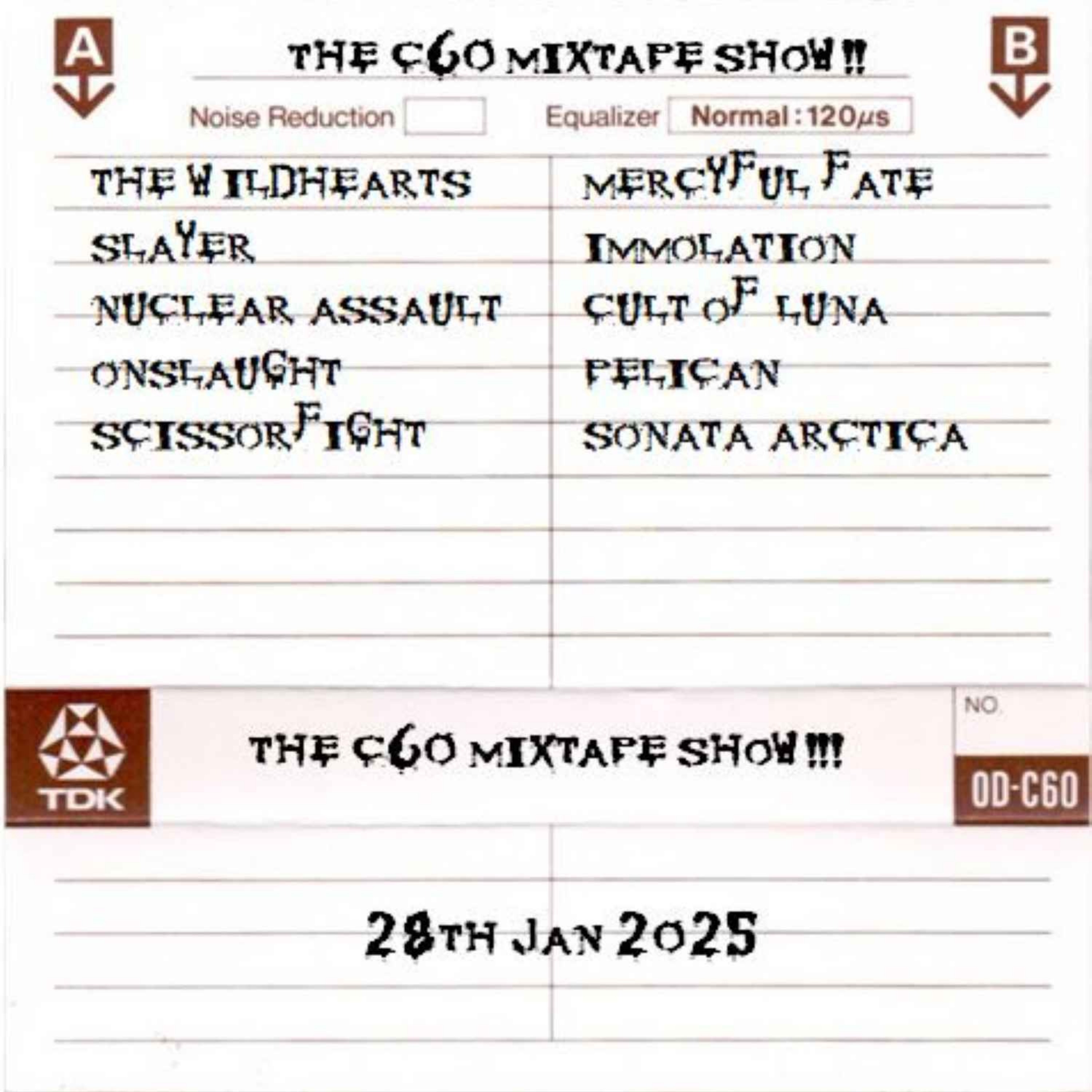 The C60 Mixtape Show 28th January 2025