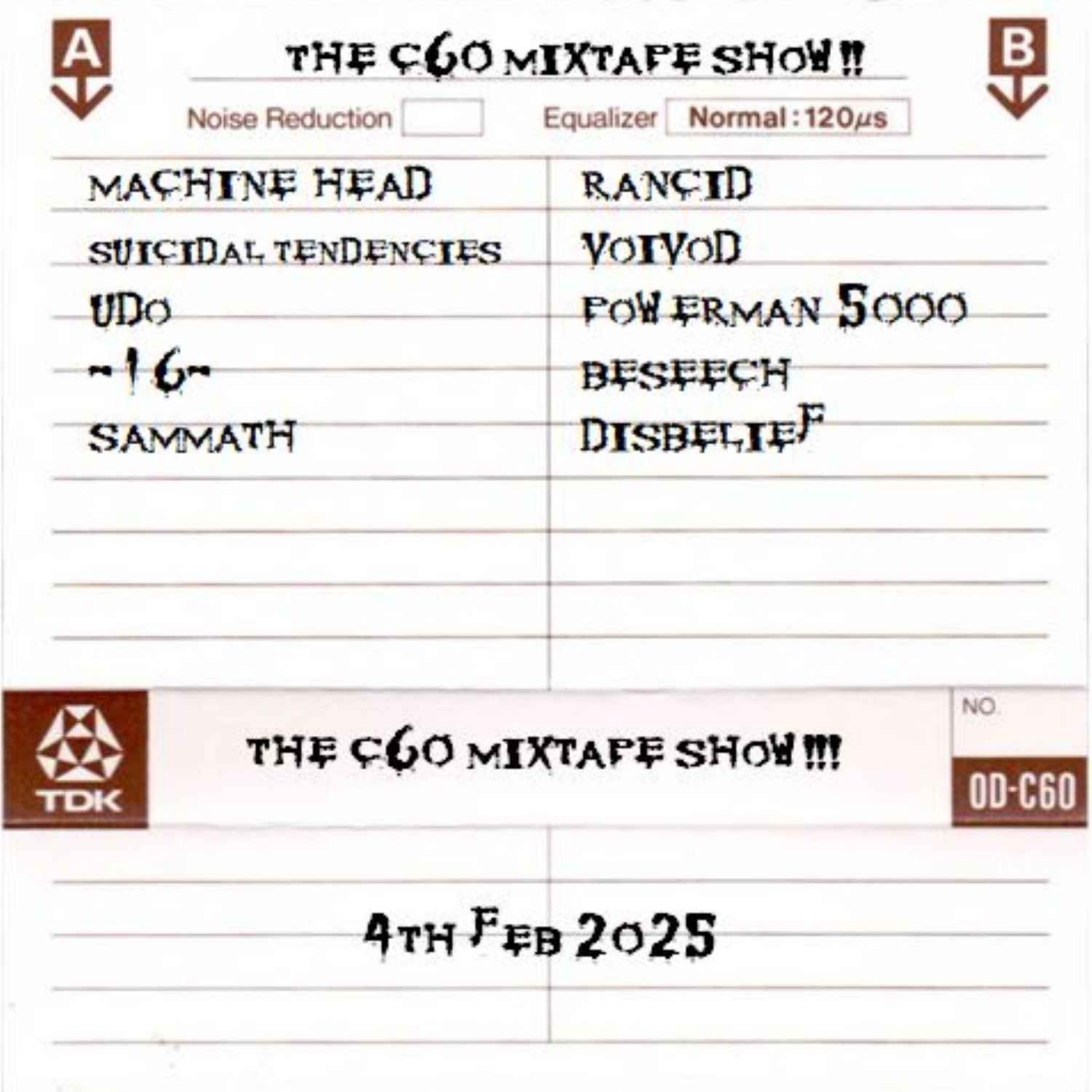 The C60 Mixtape Show 4th February 2025