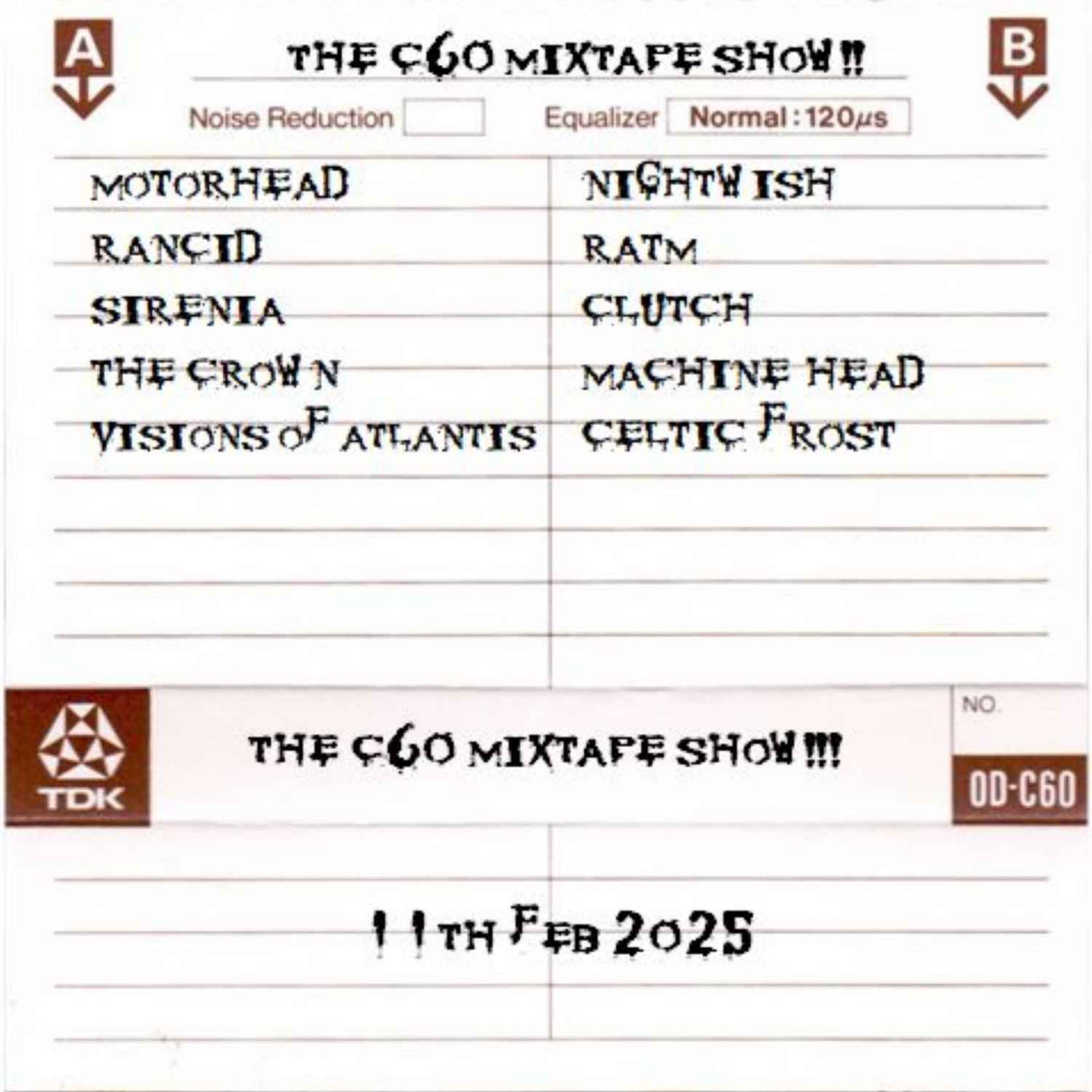 The C60 Mixtape Show 11th February 2025