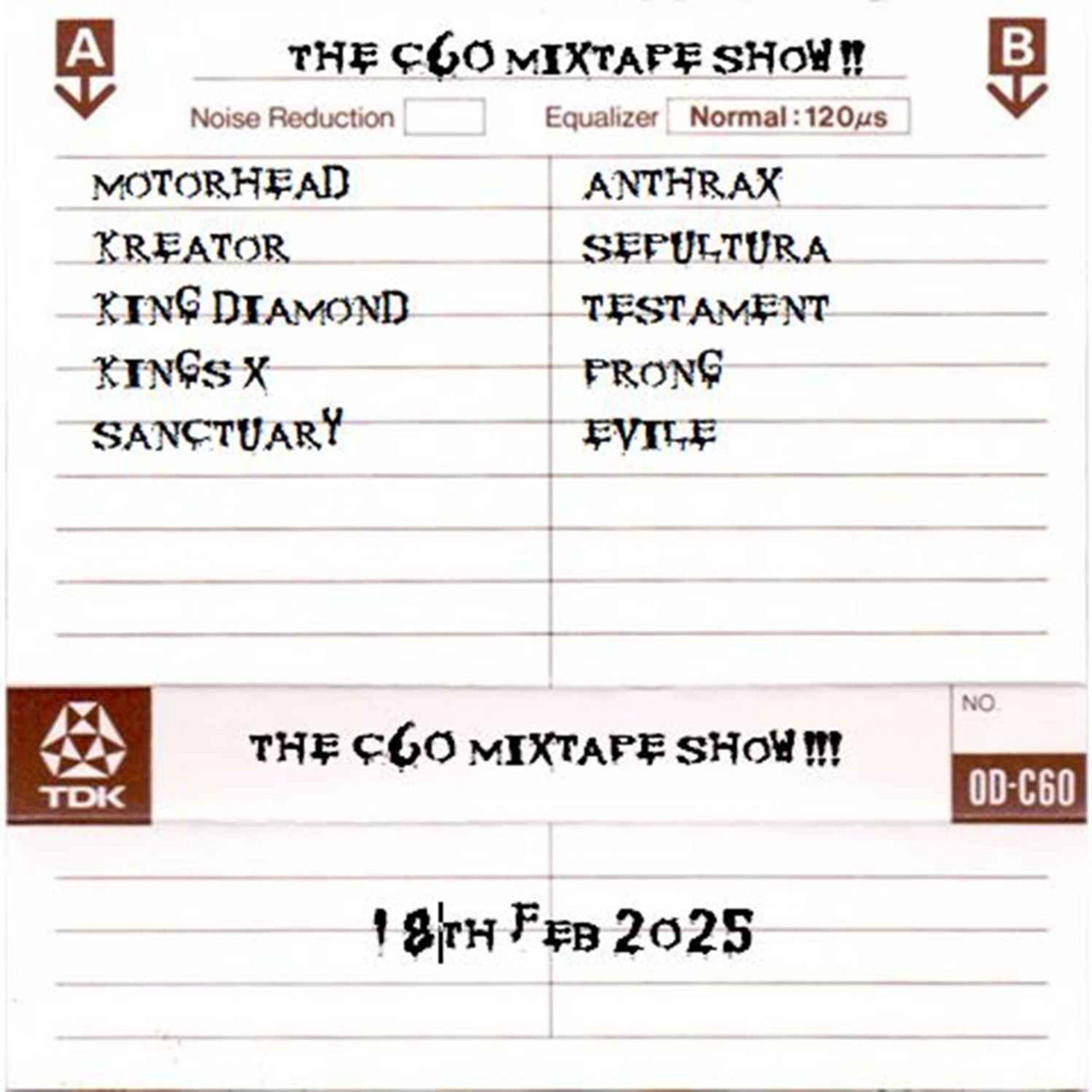 The C60 Mixtape Show 18th February 2025