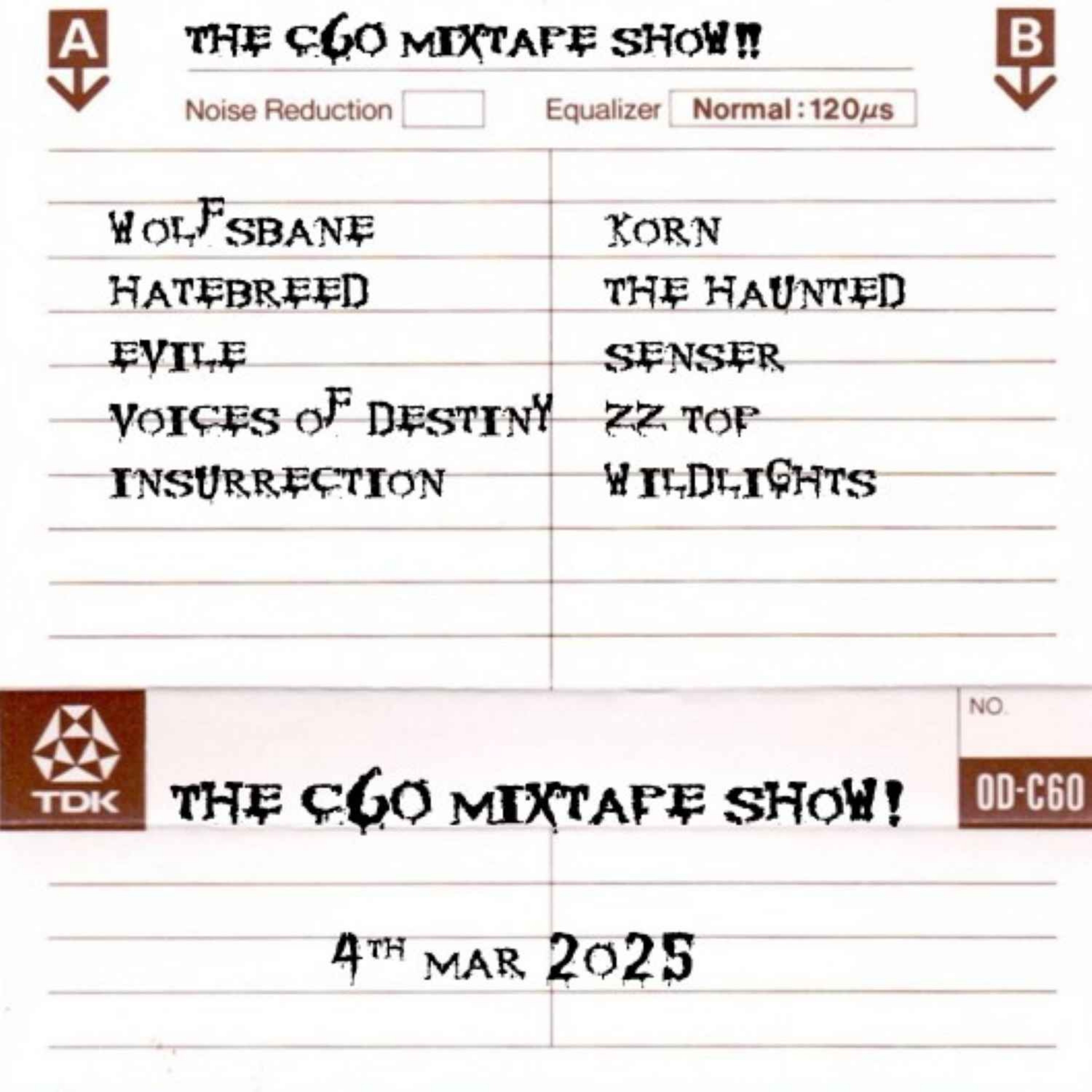 The C60 Mixtape Show 4th March 2025