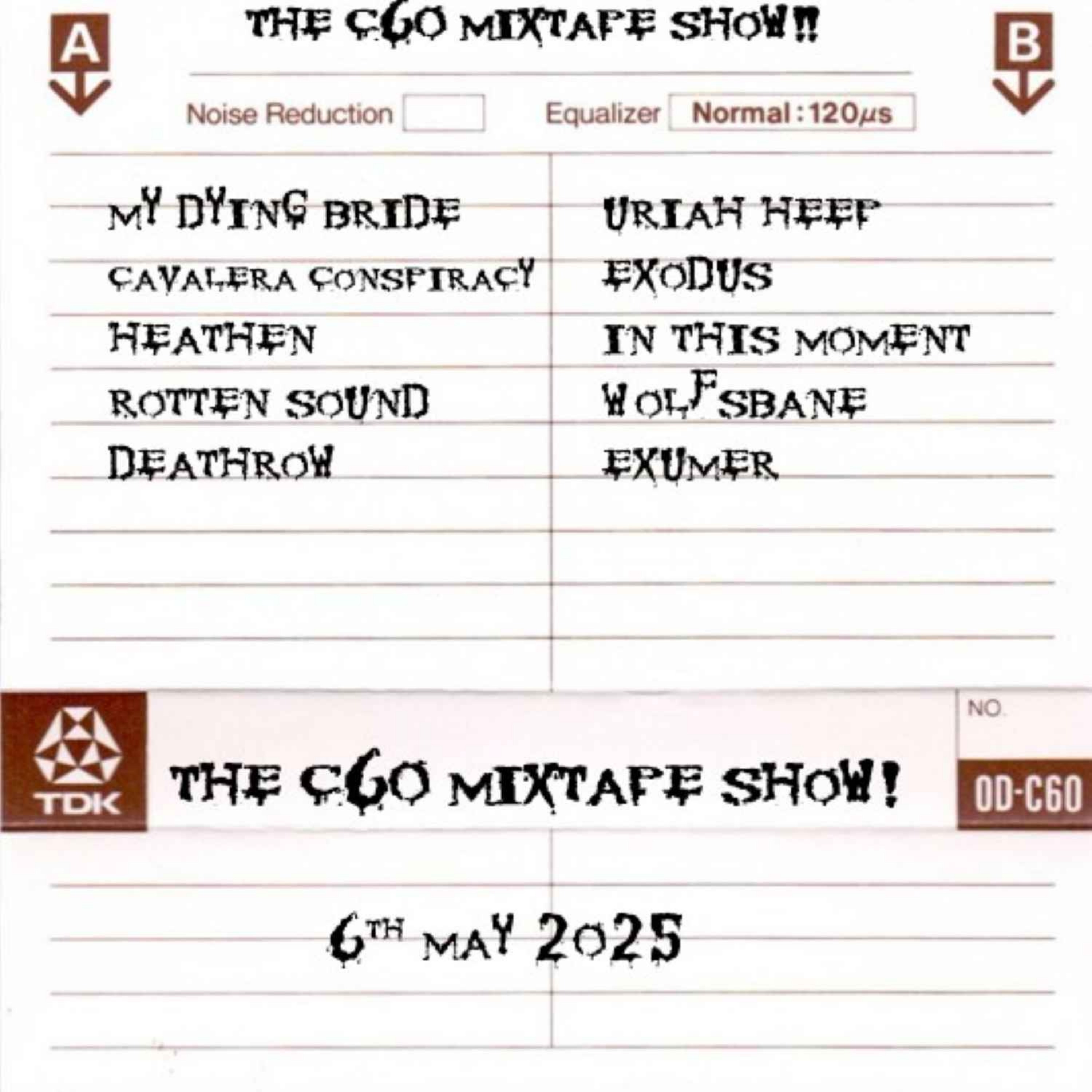 The C60 Mixtape Show 6th May 2025