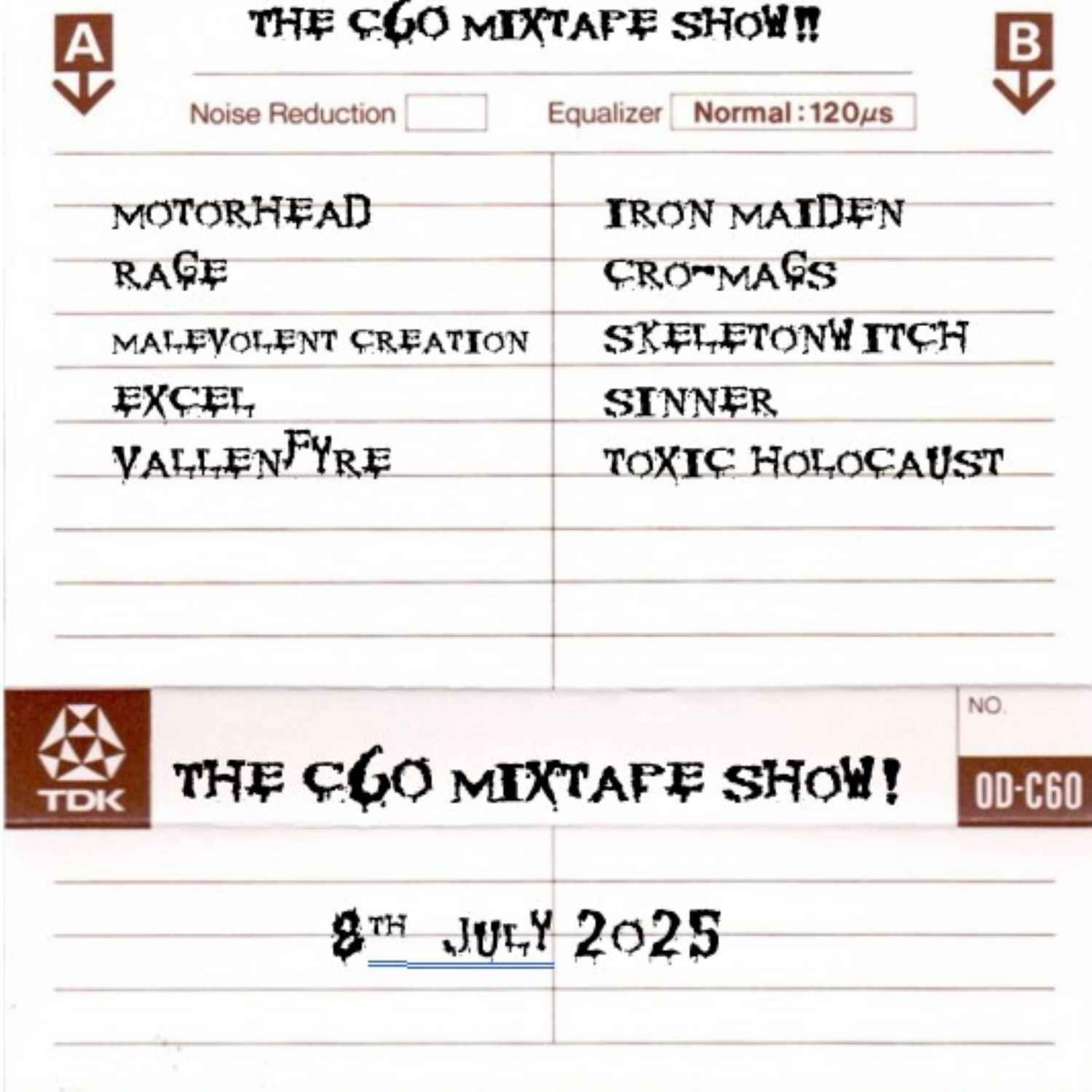 The C60 Mixtape Show 1st July 2025