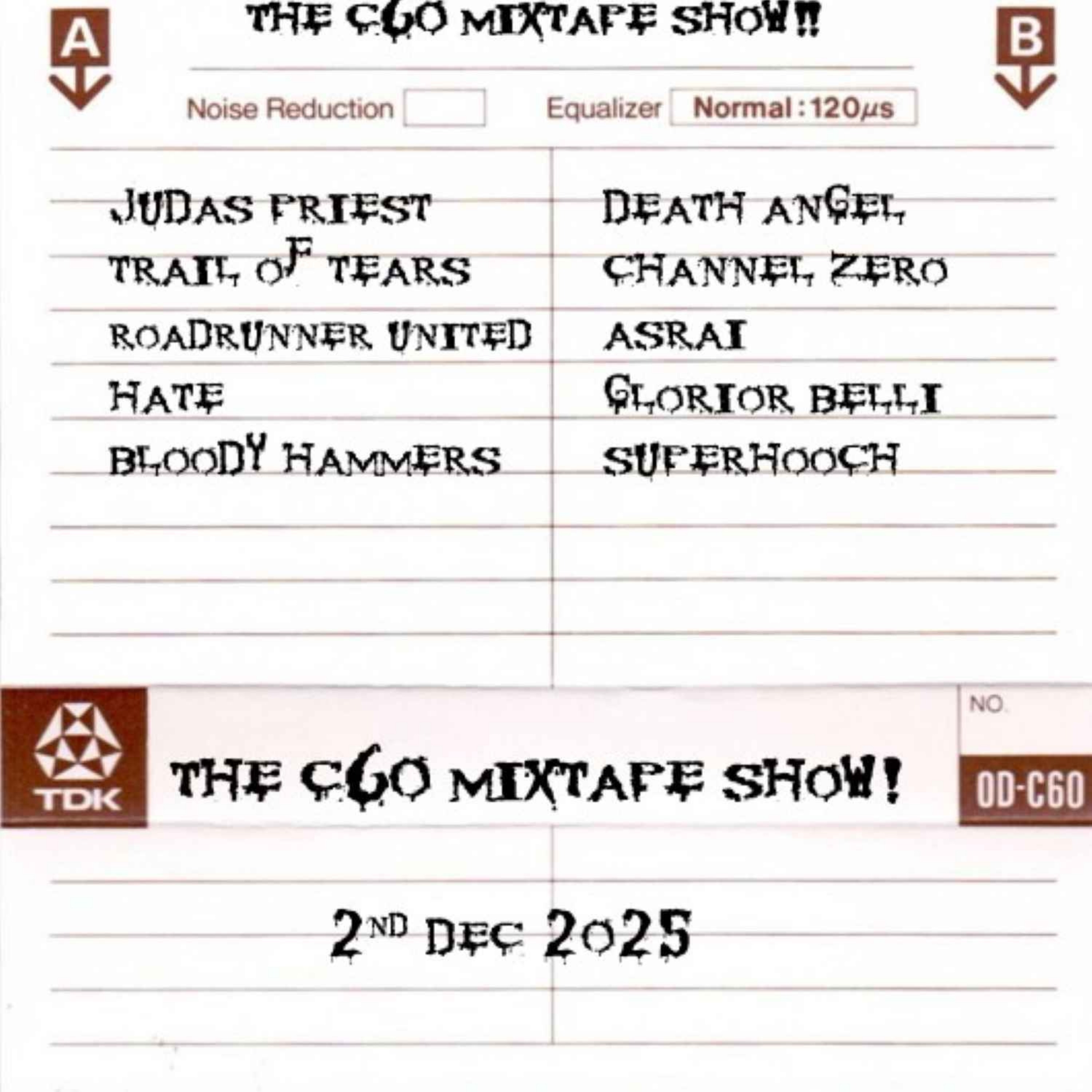 The C60 Mixtape Show 2nd December 2025
