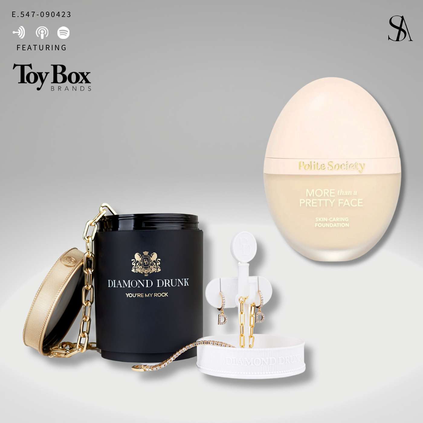 Too Faced Cosmetics Founder Jerrod Blandino Introduces TWO New Iconic Brands From The Toy Box Brands Portfolio : Diamond Drunk And Polite Society