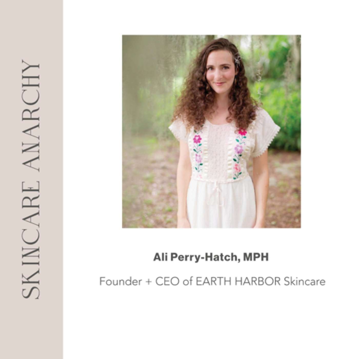 Ali Perry-Hatch MPH, Founder of Earth Harbor Skincare