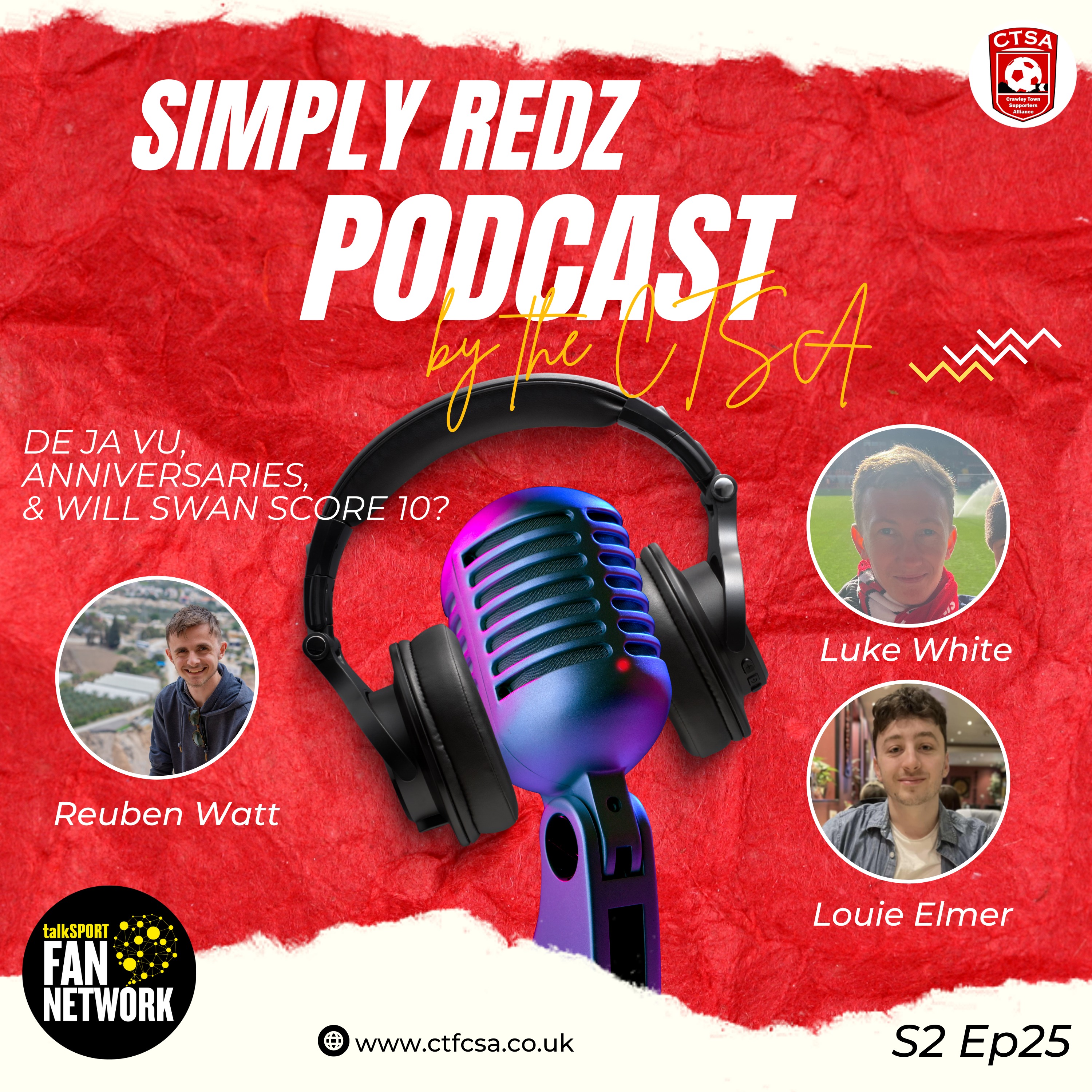S2 Ep25 - De Ja Vu, Anniversaries, & Will Swan score 10? episode artwork