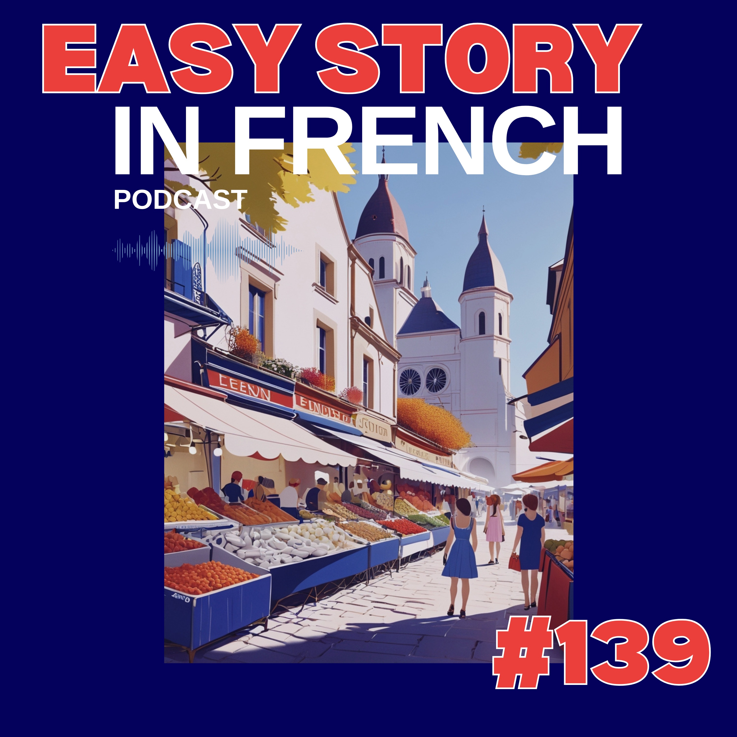 E139- Short Stories in French by HFF - The Sunday Market