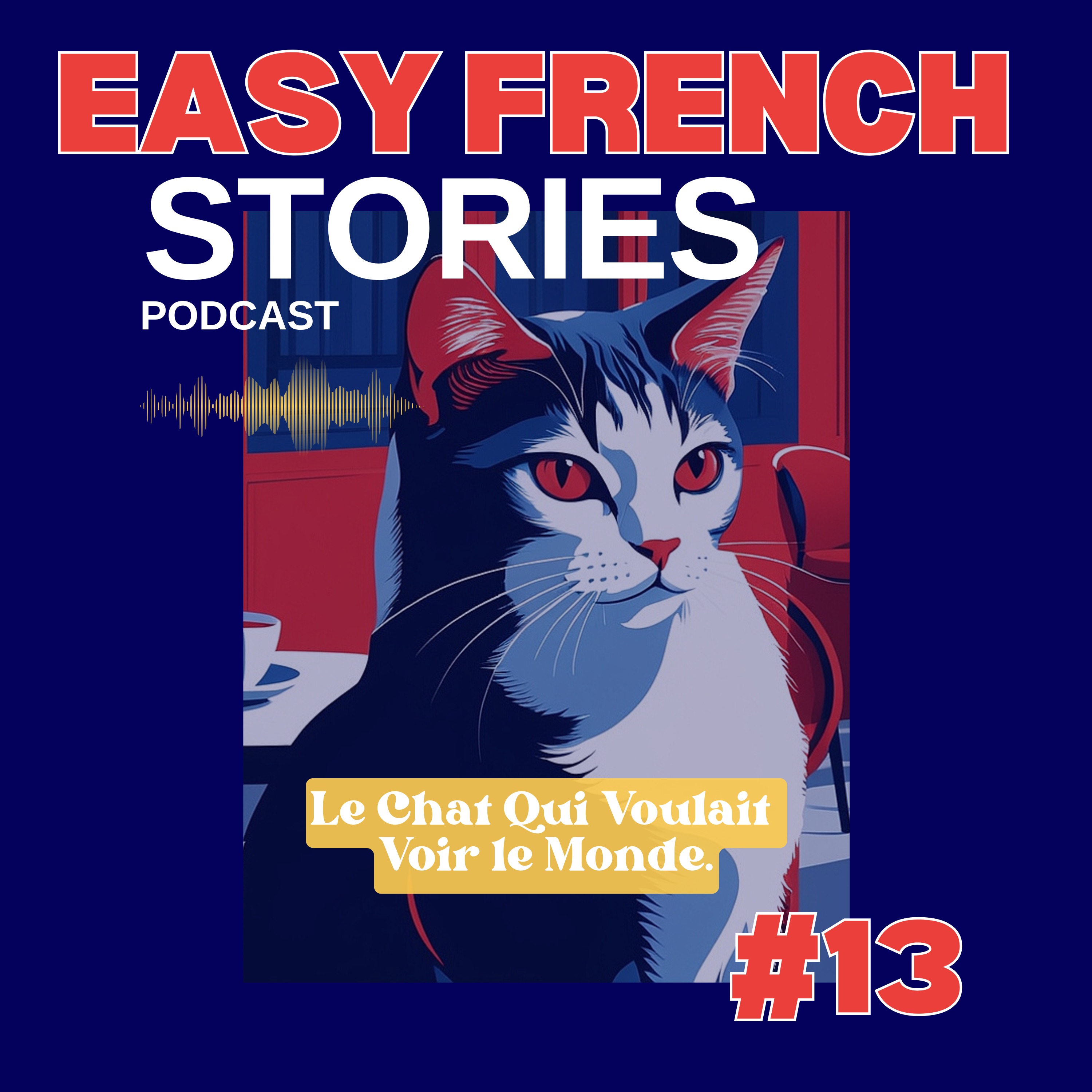 Story In French Language: The Cat Who Wanted to See the World (A1-A2)