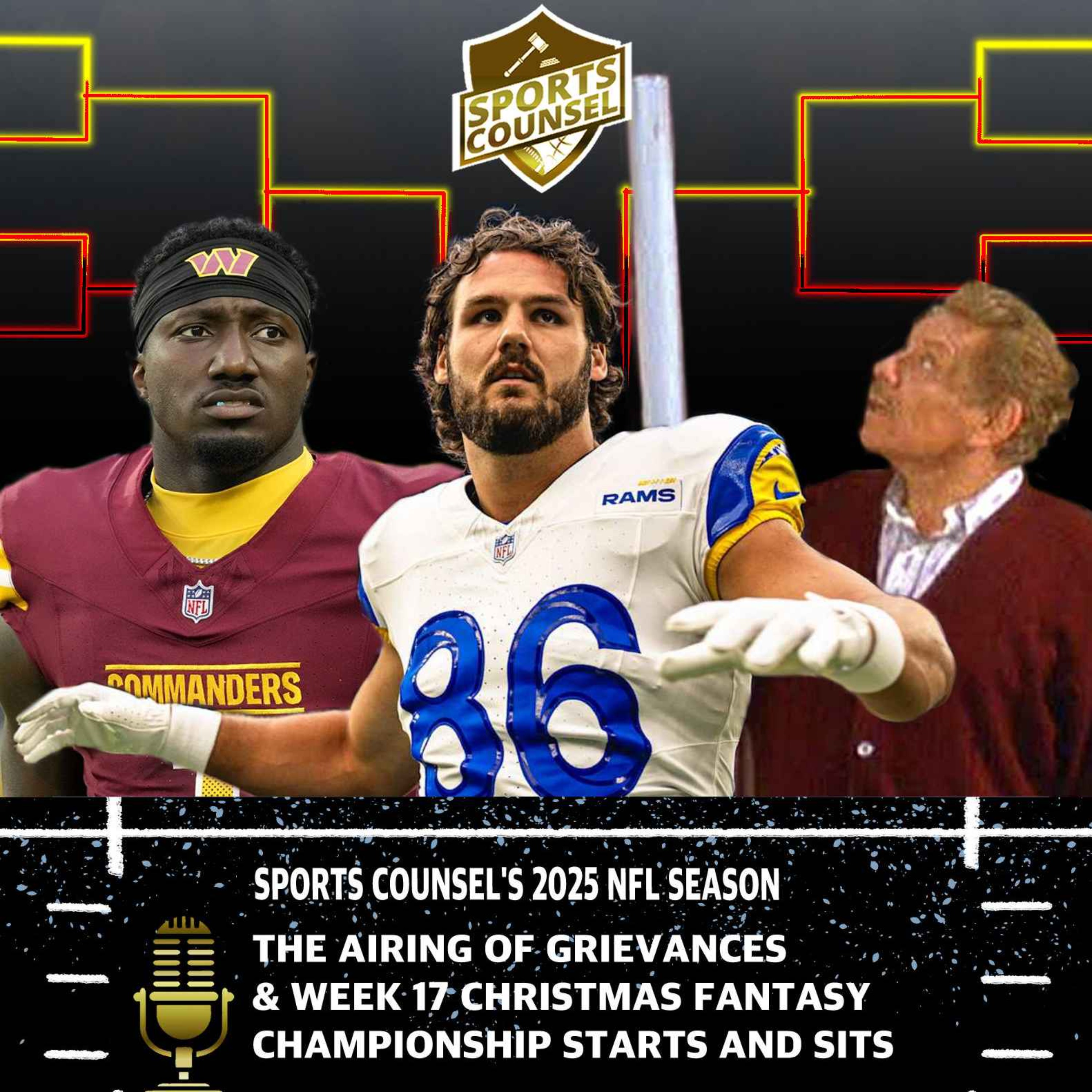 The Airing of Grievances and Week 17 Christmas Fantasy Championship Starts and Sits episode artwork