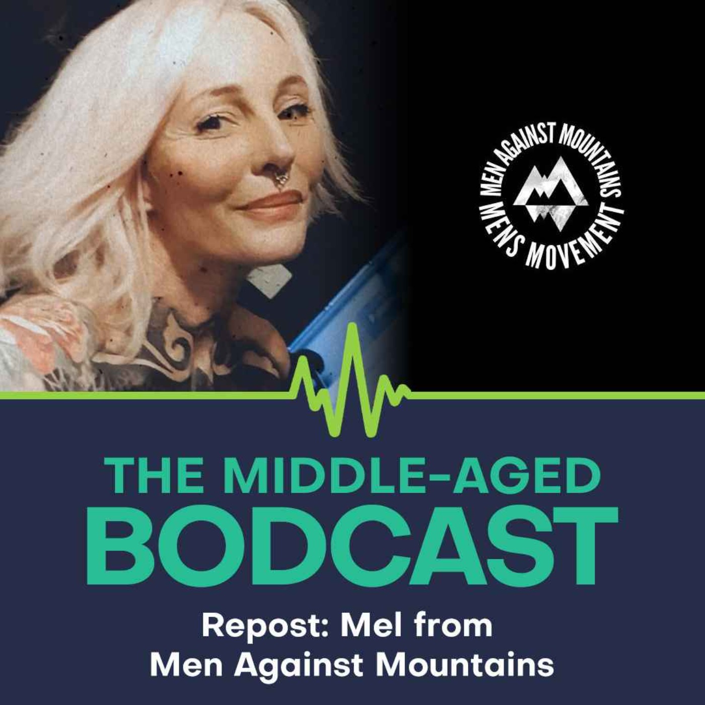 Repost: Mel from Men Against Mountains - The woman advocating for men's mental health episode artwork