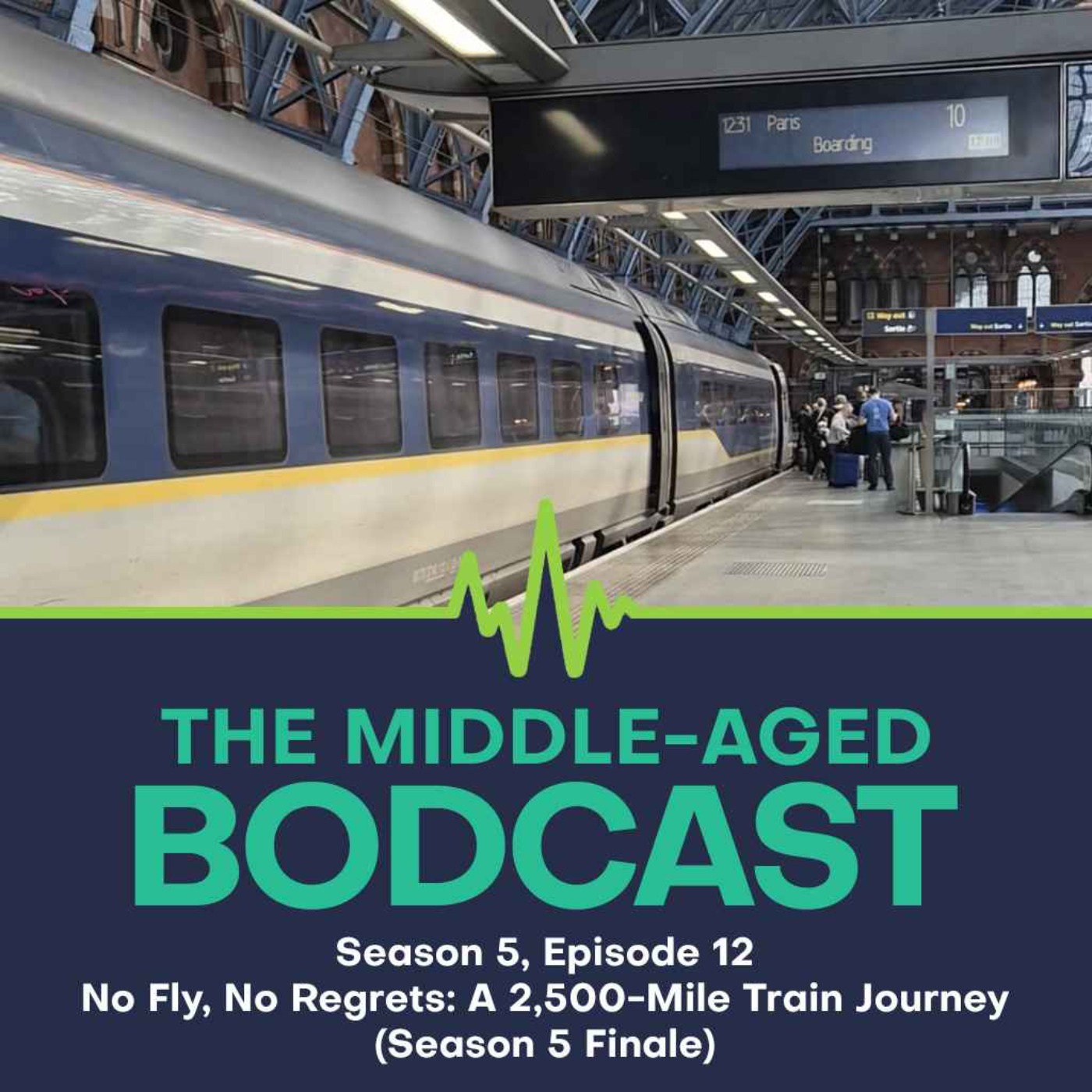 No Fly, No Regrets: A 2,500-Mile Train Journey (Season 5 Finale) episode artwork