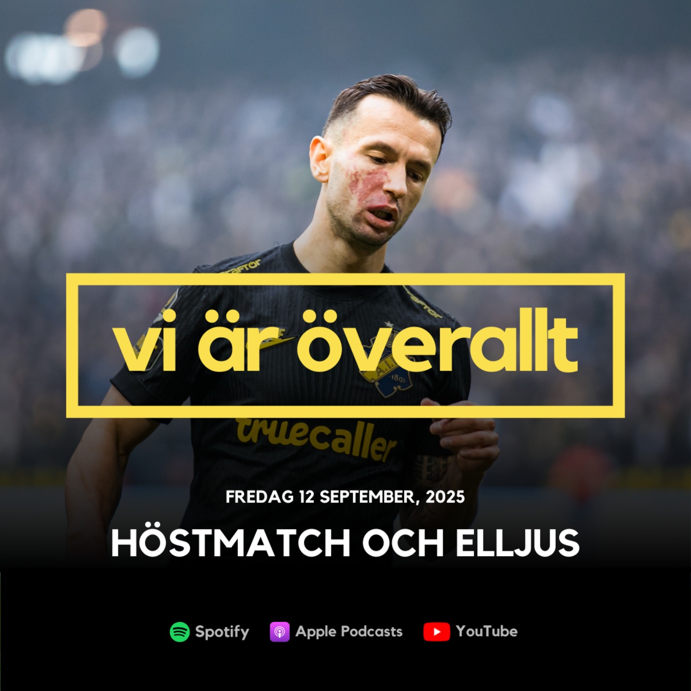 Höstmatch och elljus
