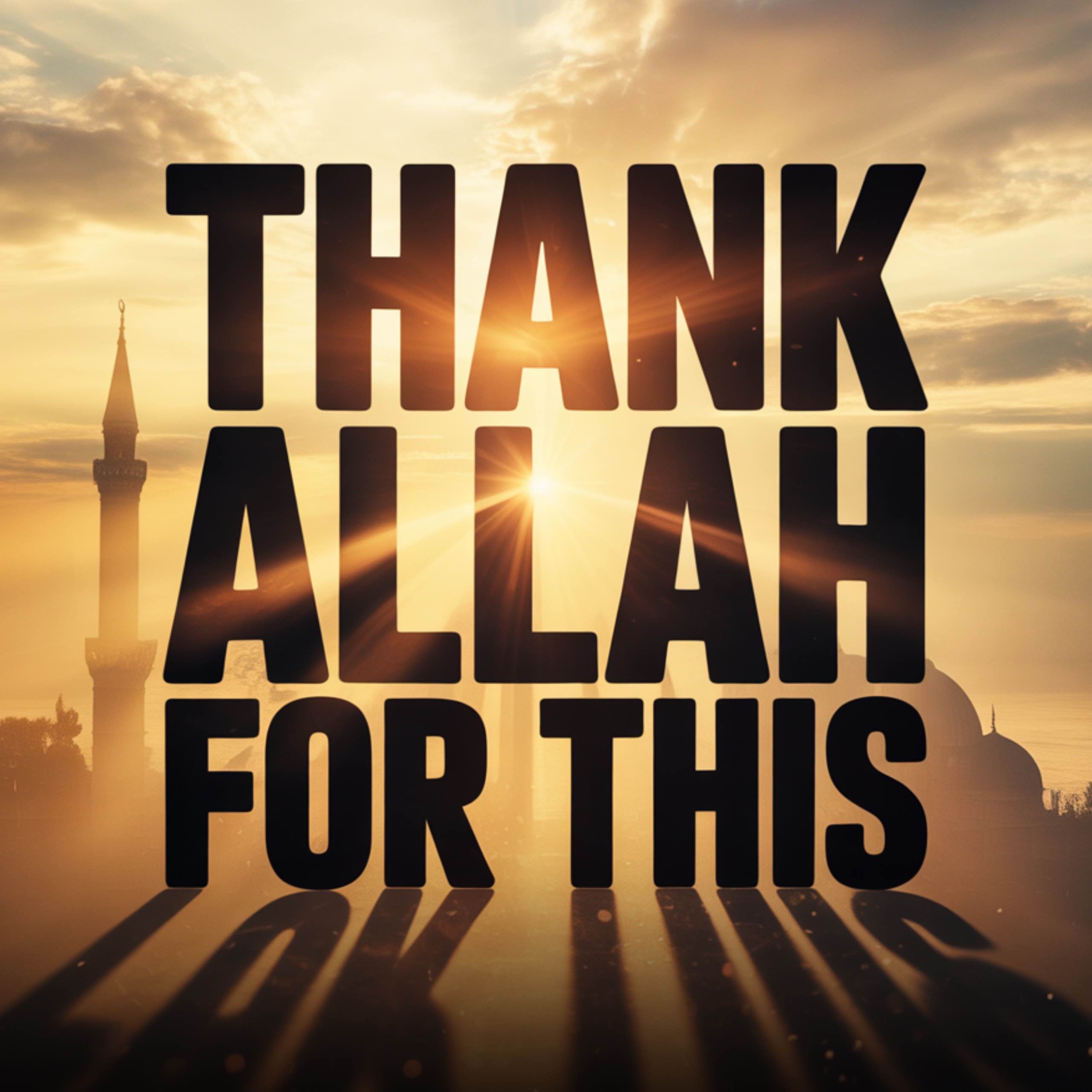 Thank ALLAH for this | Mufti Menk
