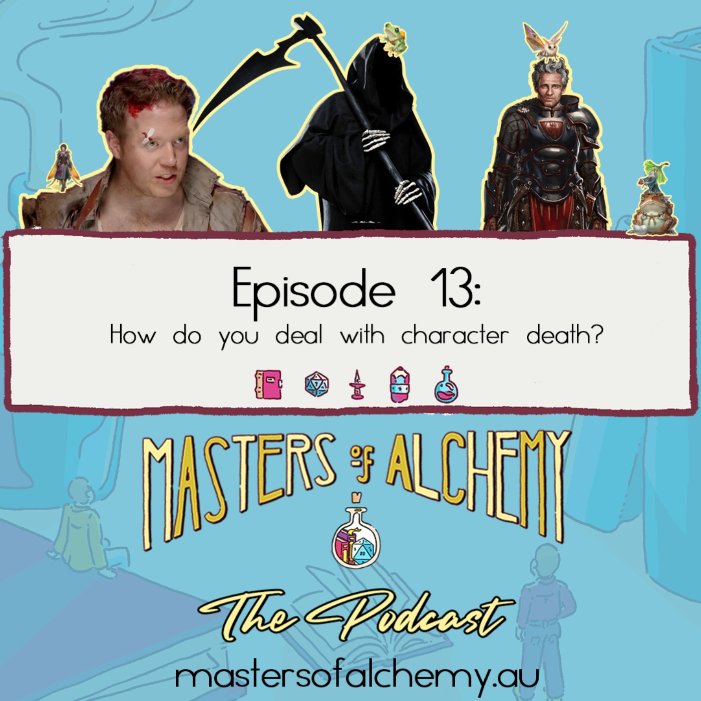 #13- How do you deal with character death?