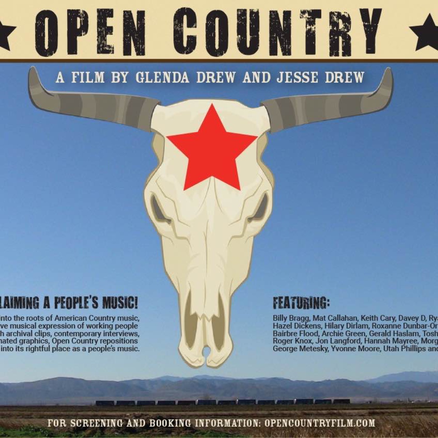 UK Desk for Arts Express 6-26-24: Interview with filmmakers Glenda and Jesse Drew about 'Open Country'