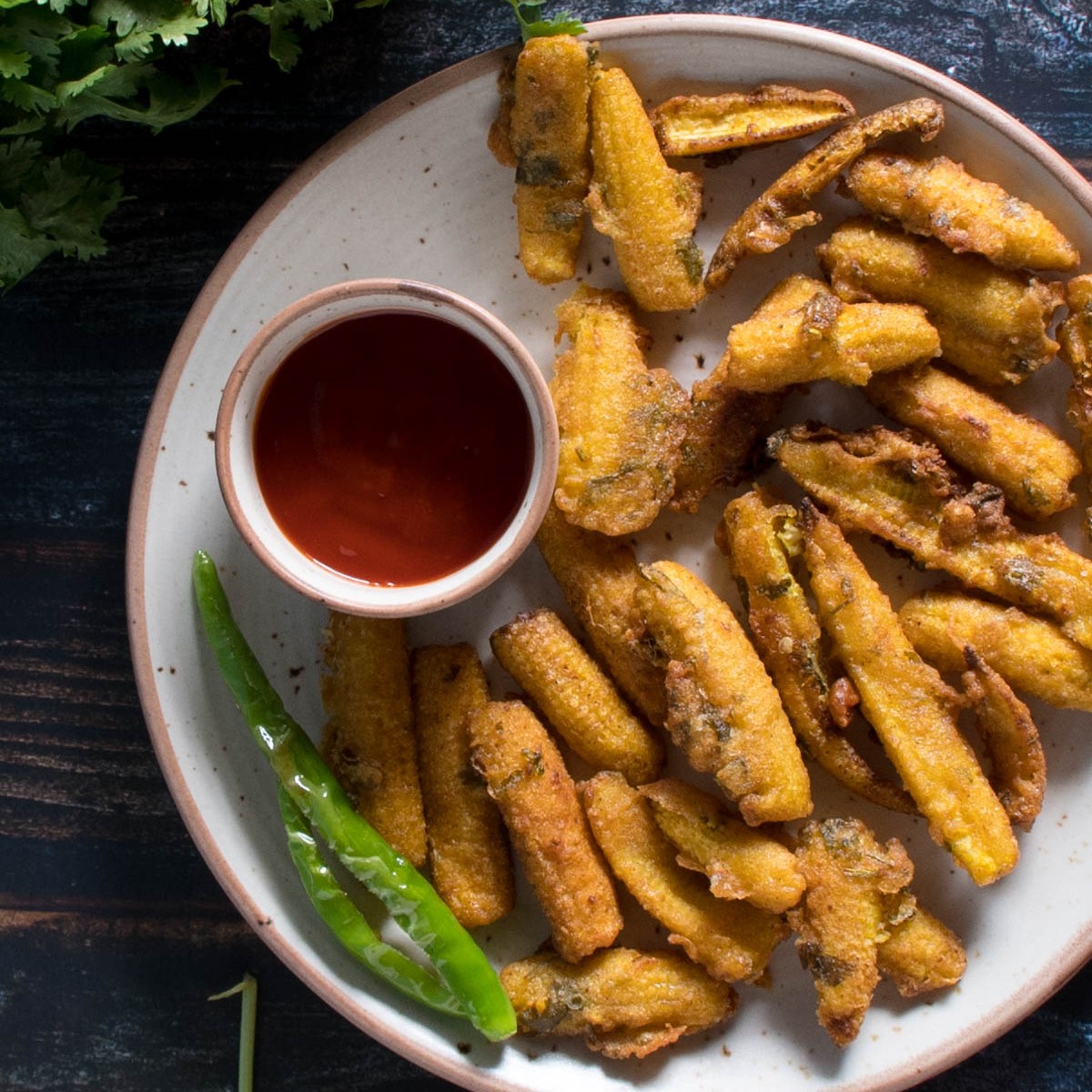 201 - Baby Corn Pakoda Recipe - How to make Baby Corn Fritters