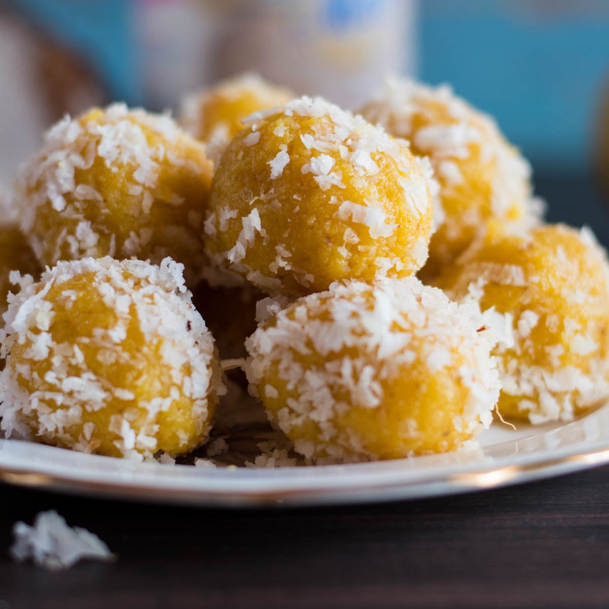 196 - Mango Coconut Laddoo - How to Make Instant Mango Laddu