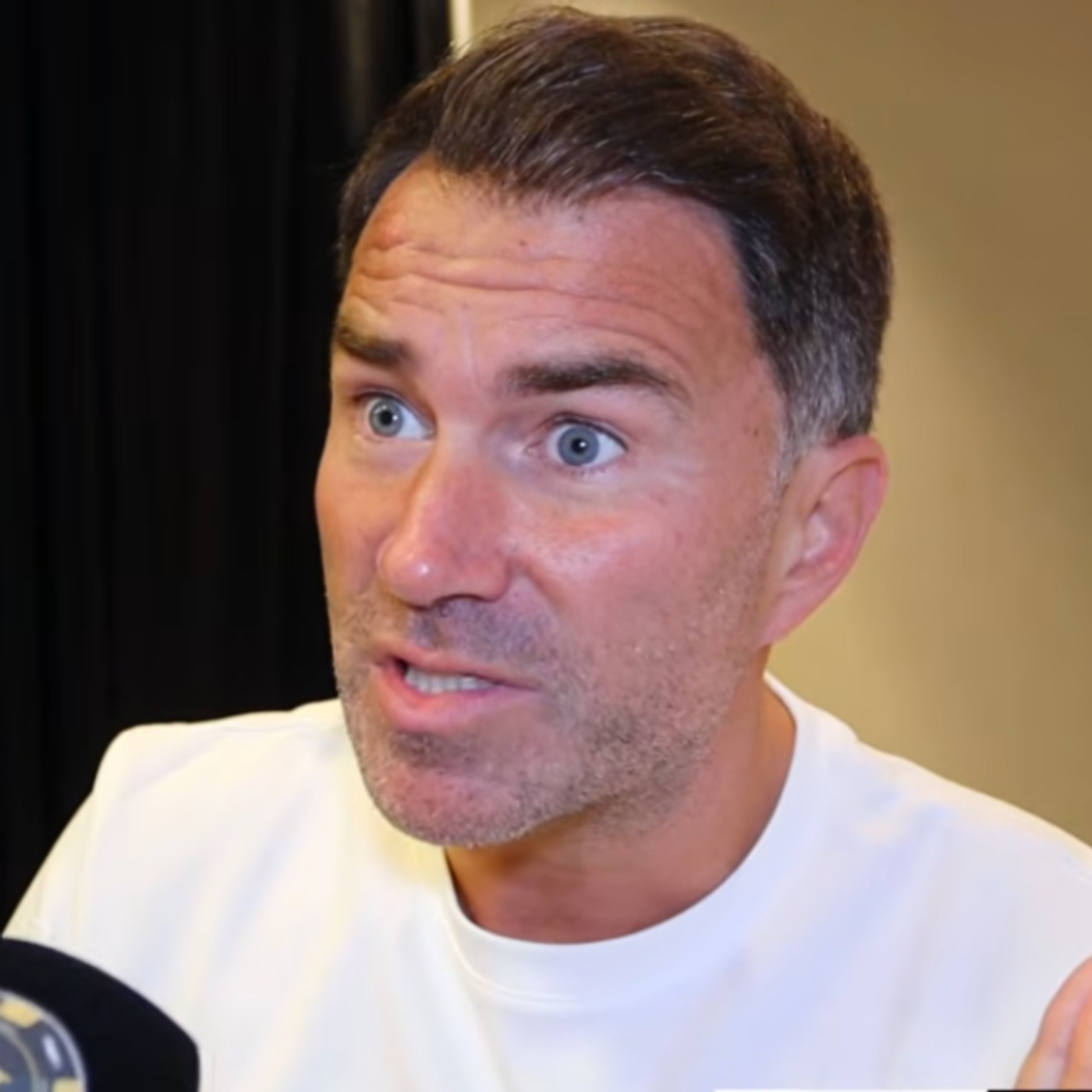 Is Eddie being forced to suck eggs?