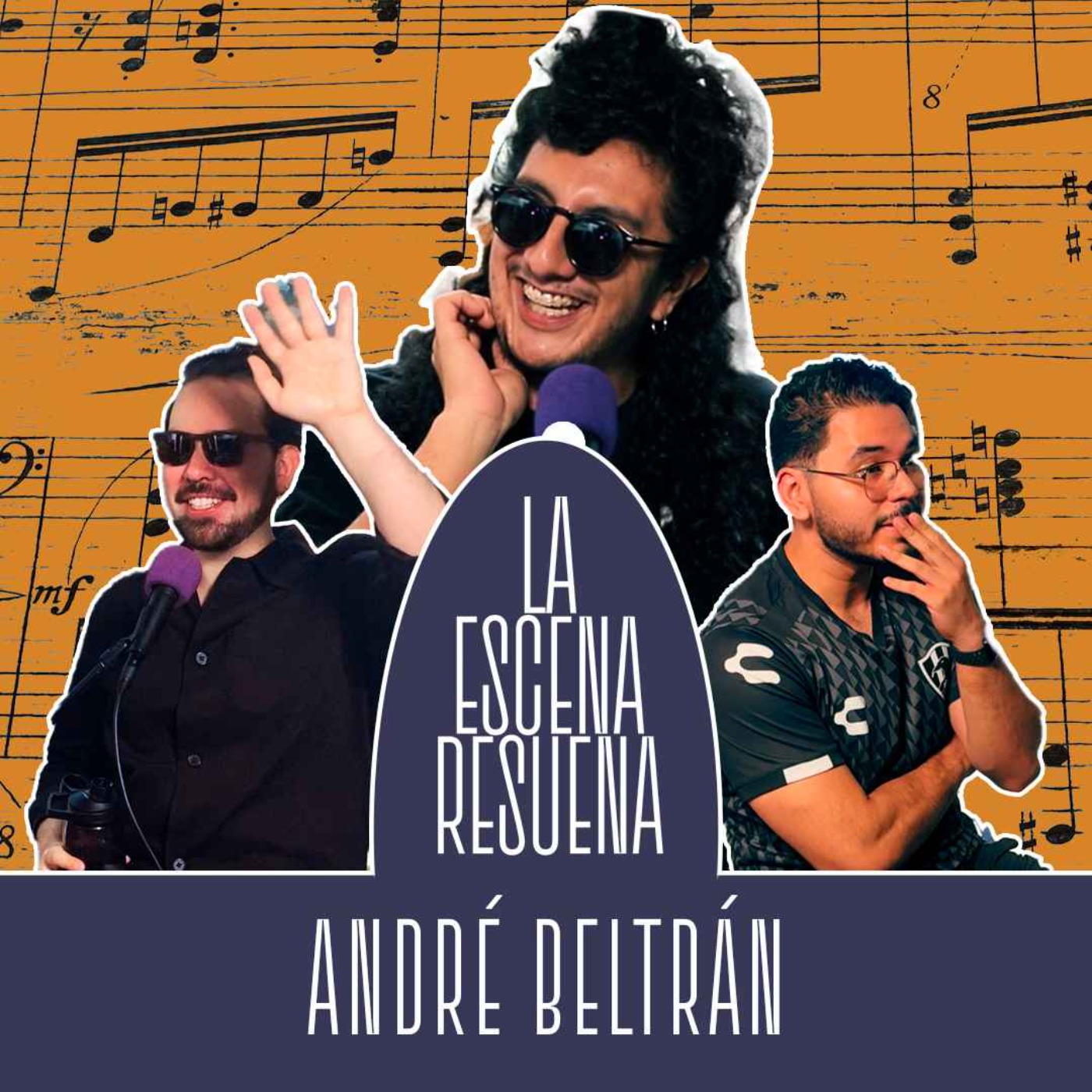 #37 ANDRÉ BELTRÁN | Comedia en la música, la IA en el proceso creativo, Aczino episode artwork