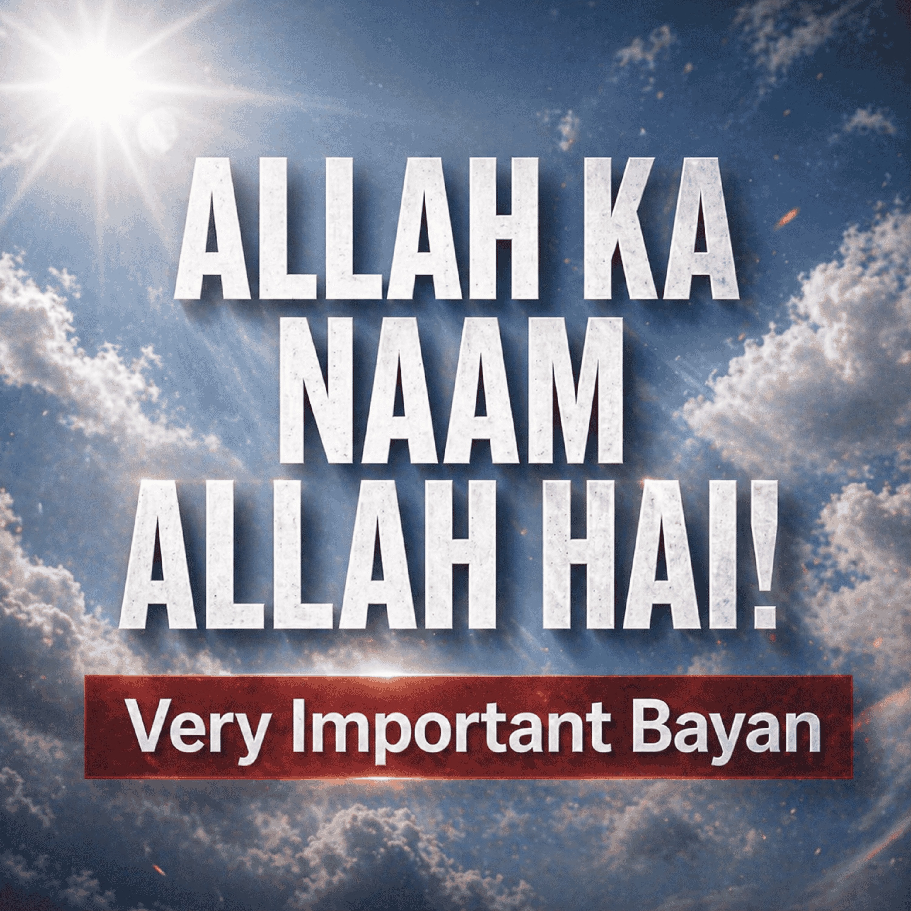 Bayan - Khuda Na Kaho, Allah Kaho | Maulana Tariq Jamil episode artwork