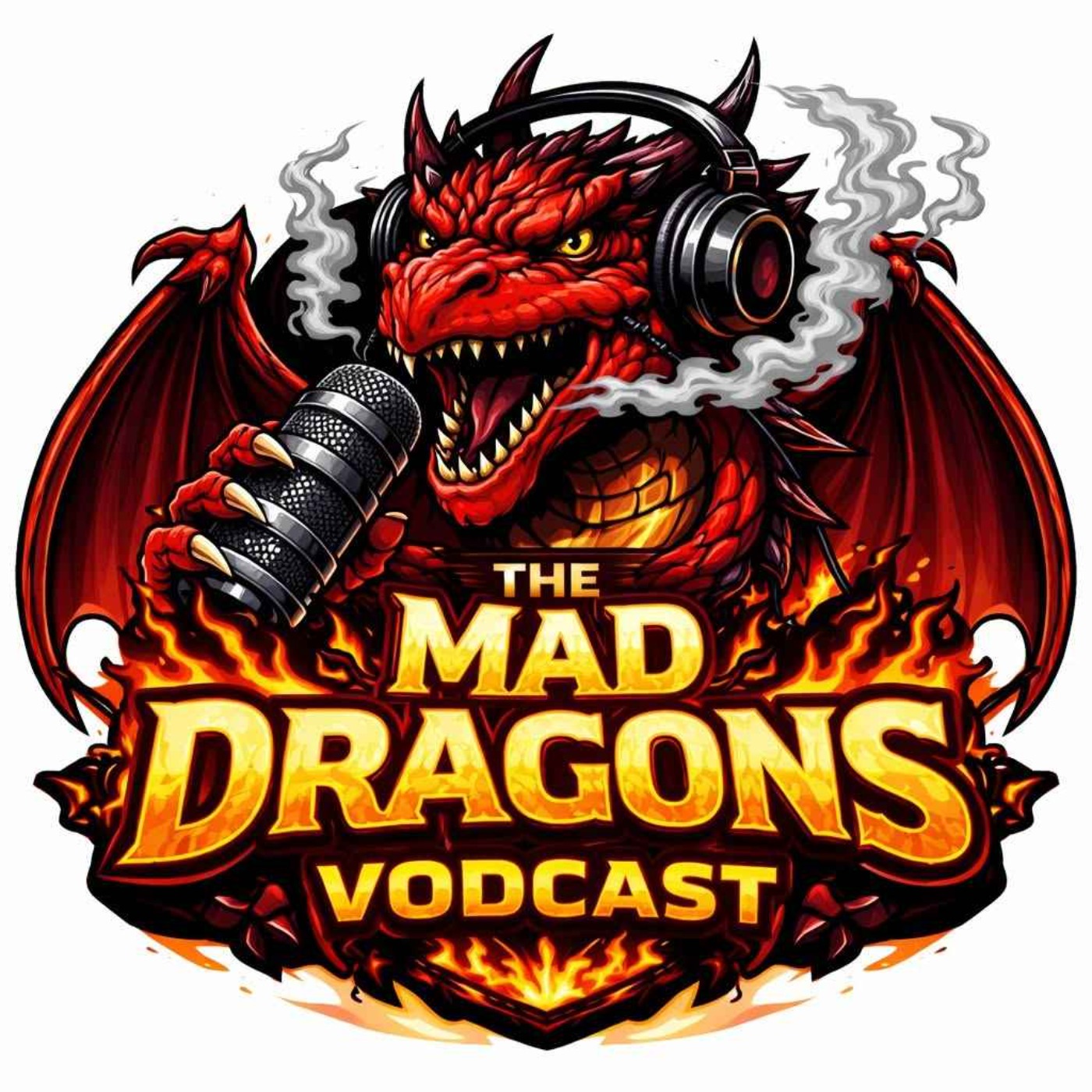 Big T from Mad Dragons Vodcast Drops in episode artwork
