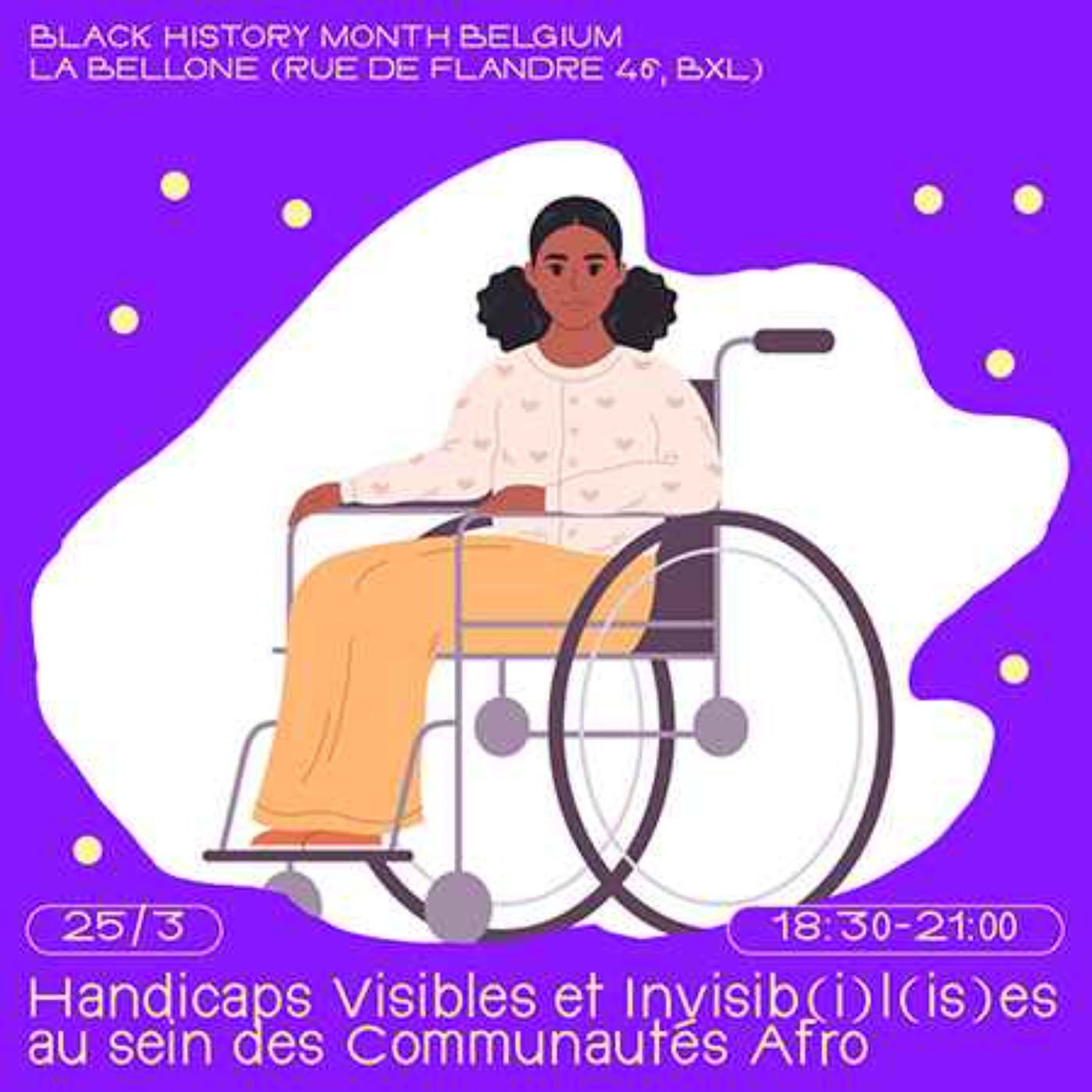 Black History Month - Handicaps visibles et invisibles au sein des communautés afro - 25/03/24 episode artwork