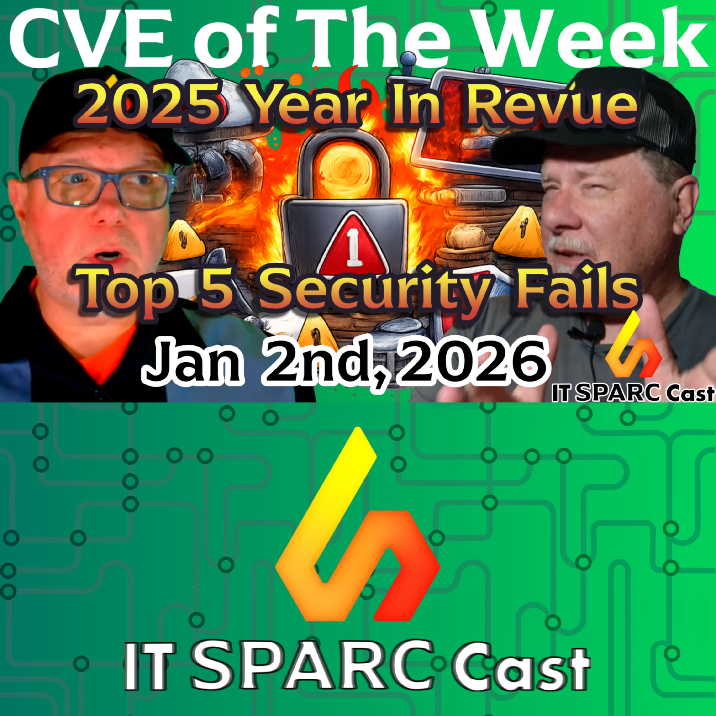 The 5 Biggest IT Security Failures of 2025 (Cloud, Ransomware, RCEs) episode artwork