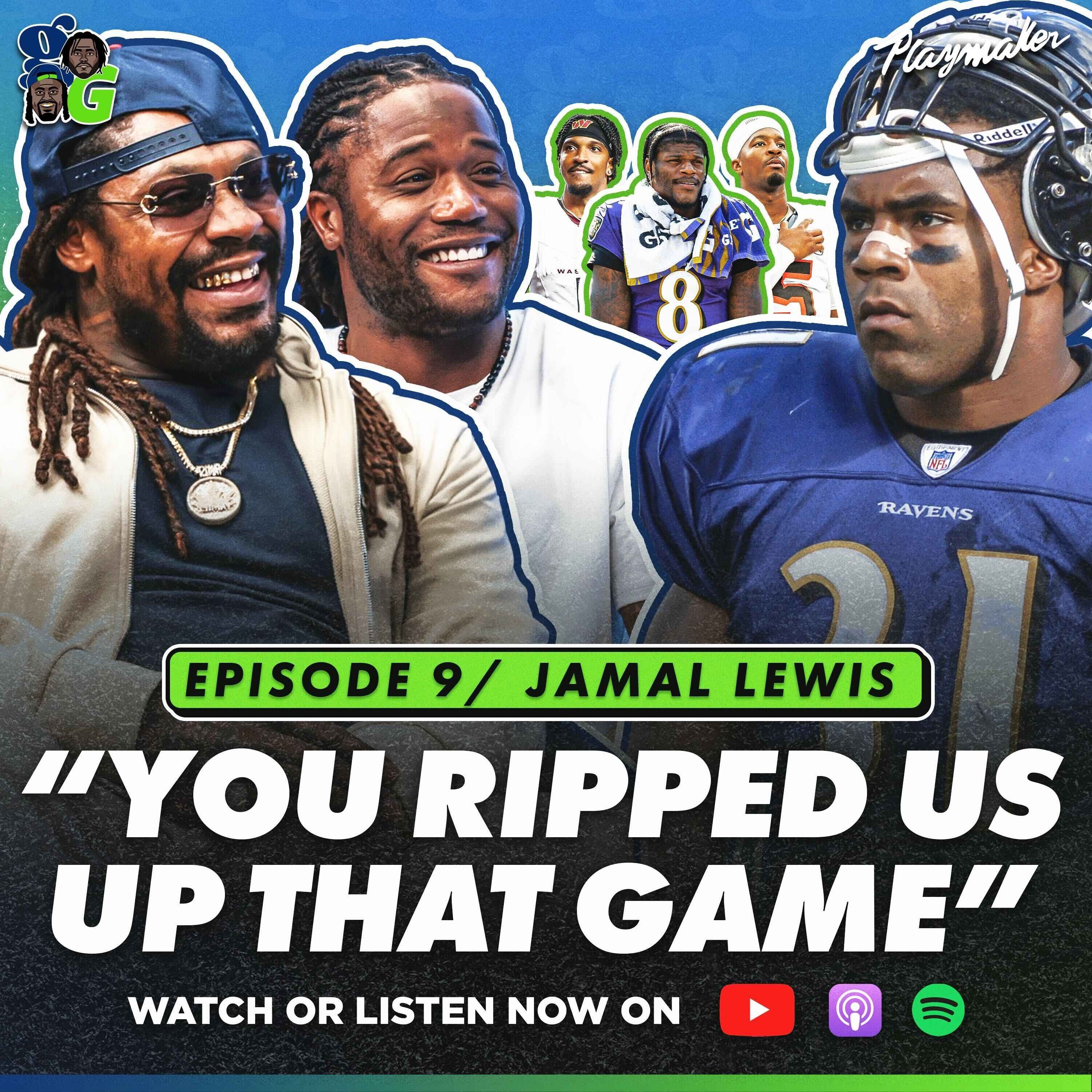 Marshawn Picks A Sleeper To Win NFL MVP & Reveals Insane Ray Lewis Stories W/ Jamal Lewis & Mike Rob