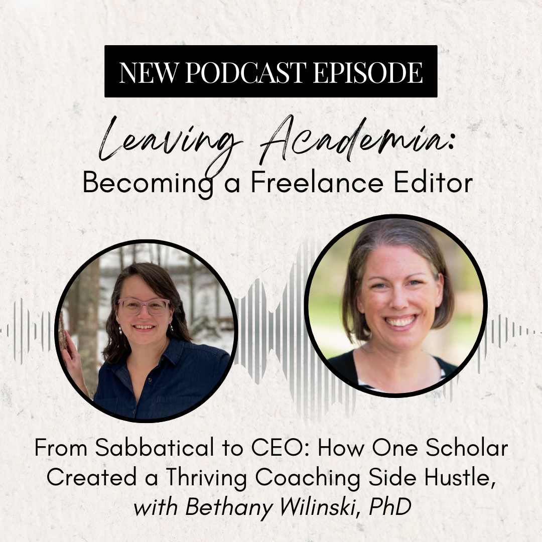 Leaving Academia: Becoming a Freelance Editor