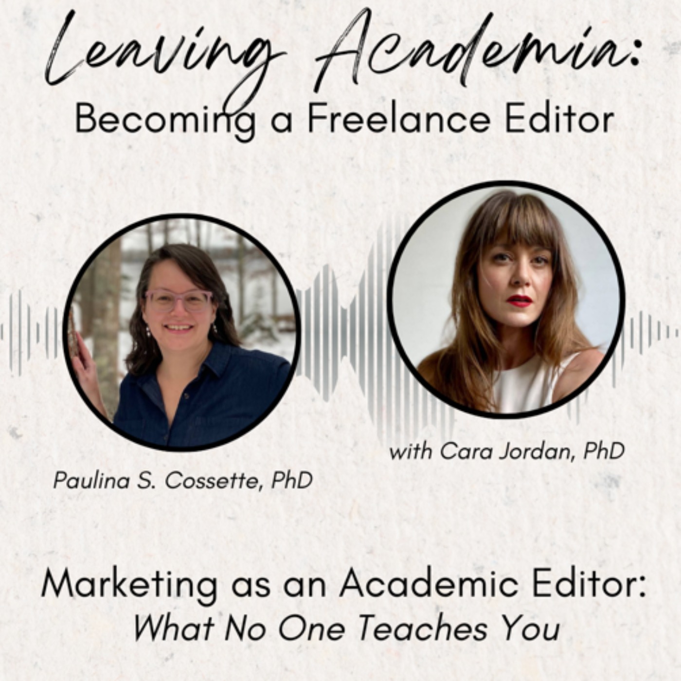 Marketing as an Academic Editor: What No One Teaches You episode artwork