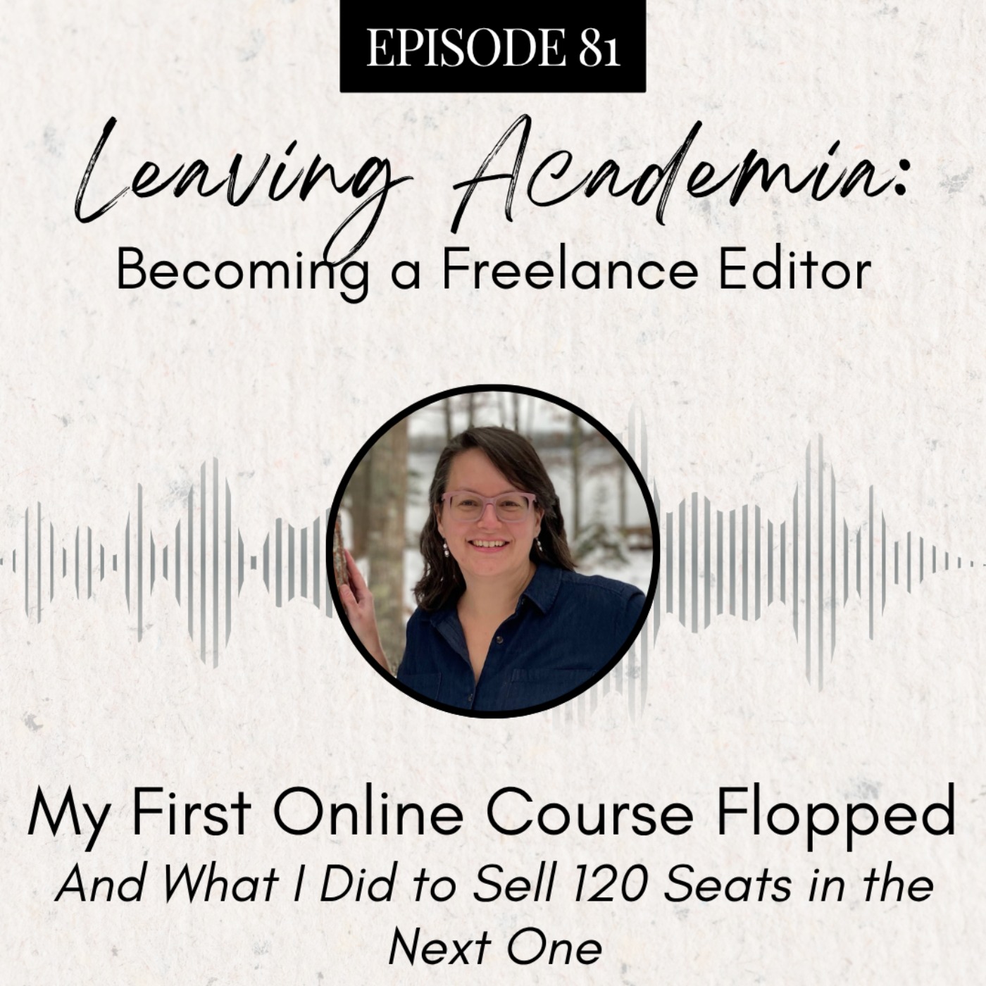 My First Online Course Flopped (and What I Did to Sell 120 Seats in the Next One) episode artwork