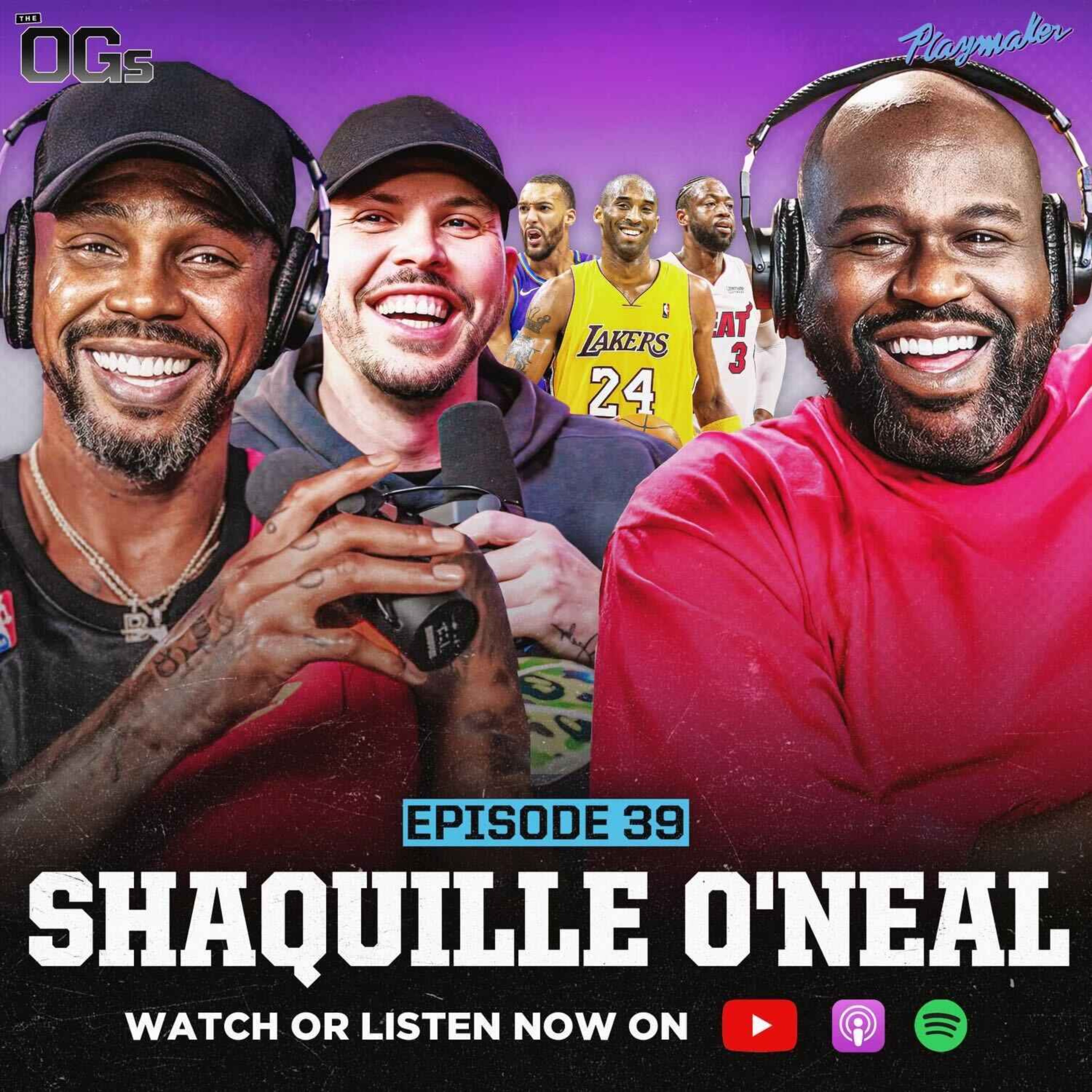 Shaq Calls Out Gobert, Shares Honest Wade vs. Kobe Takes & Untold Pat Riley Stories