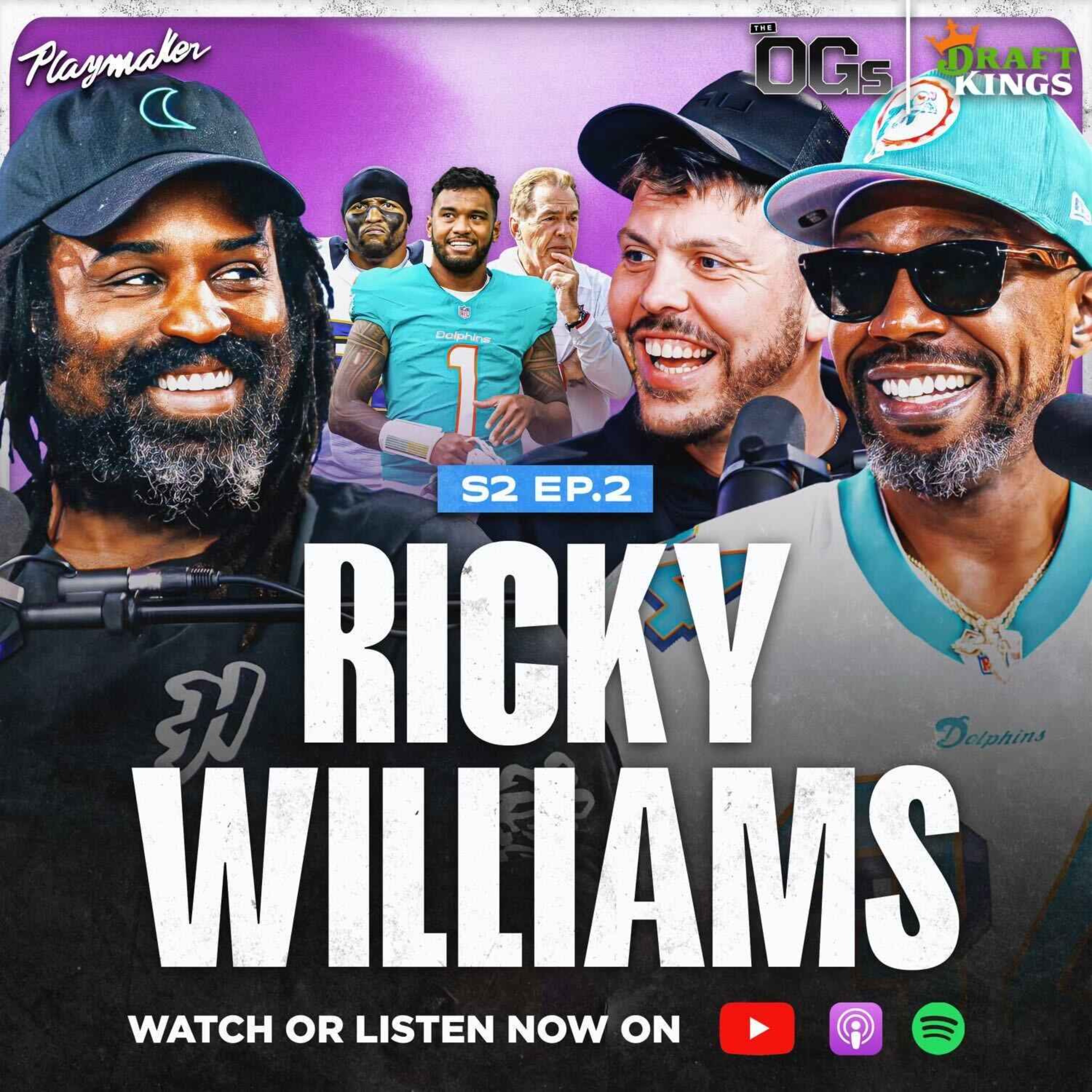 Ricky Williams Ran For 300 Yards High!? Ricky Defends Tua’s Decision & Shares Untold Miami Stories