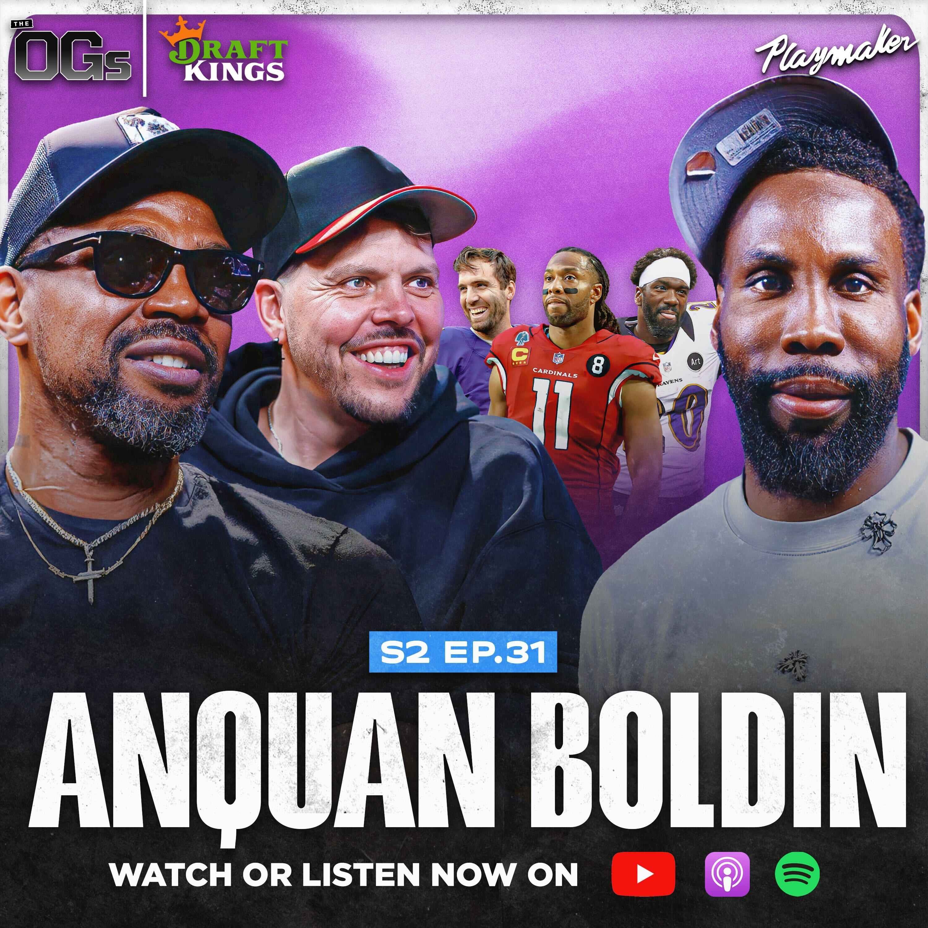 Anquan Boldin’s INSANE Story About Playing With A Broken Face! Fighting Ravens Defense & Dubbing UF