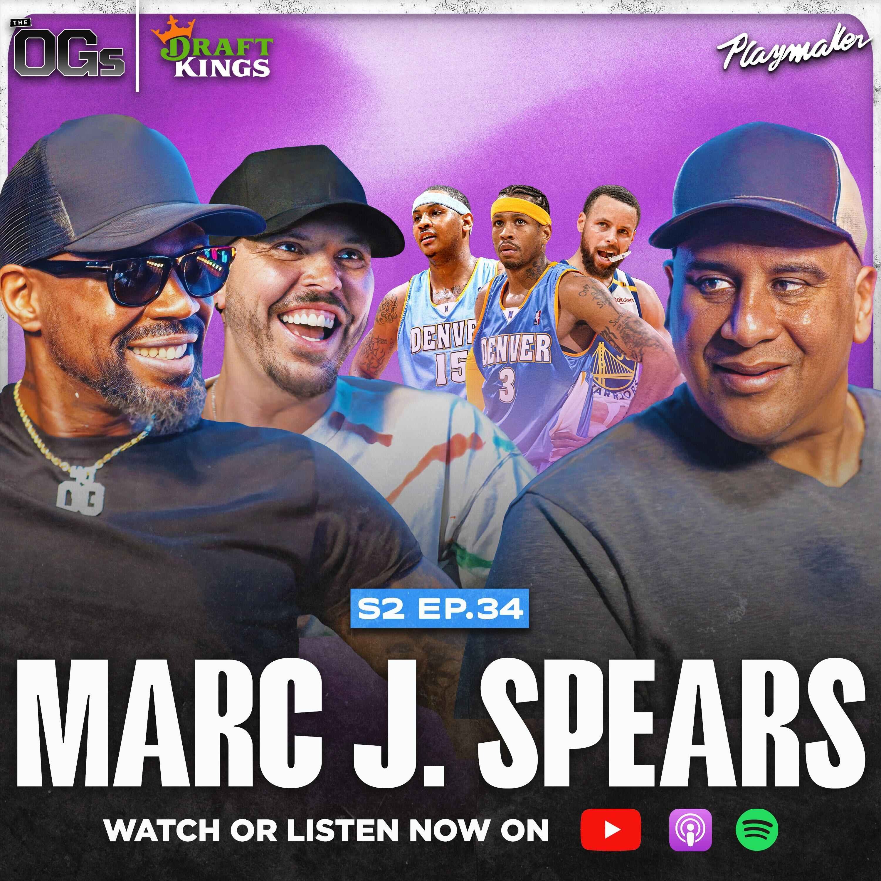 Marc J. Spears Shares Untold Melo, AI, & Steph Curry Stories, Kobe’s Influence & Journalism Changing