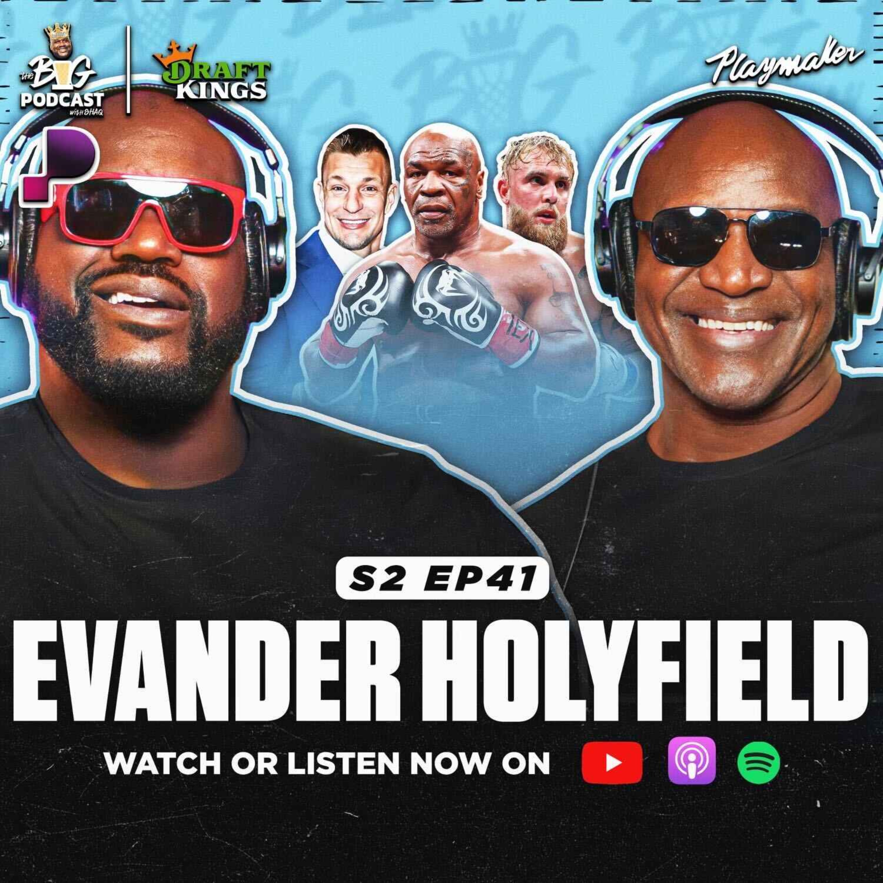 Holyfield Tells Shaq How It Felt To Get Bitten By Mike Tyson, Honest Take On Jake Paul & Ali Stories