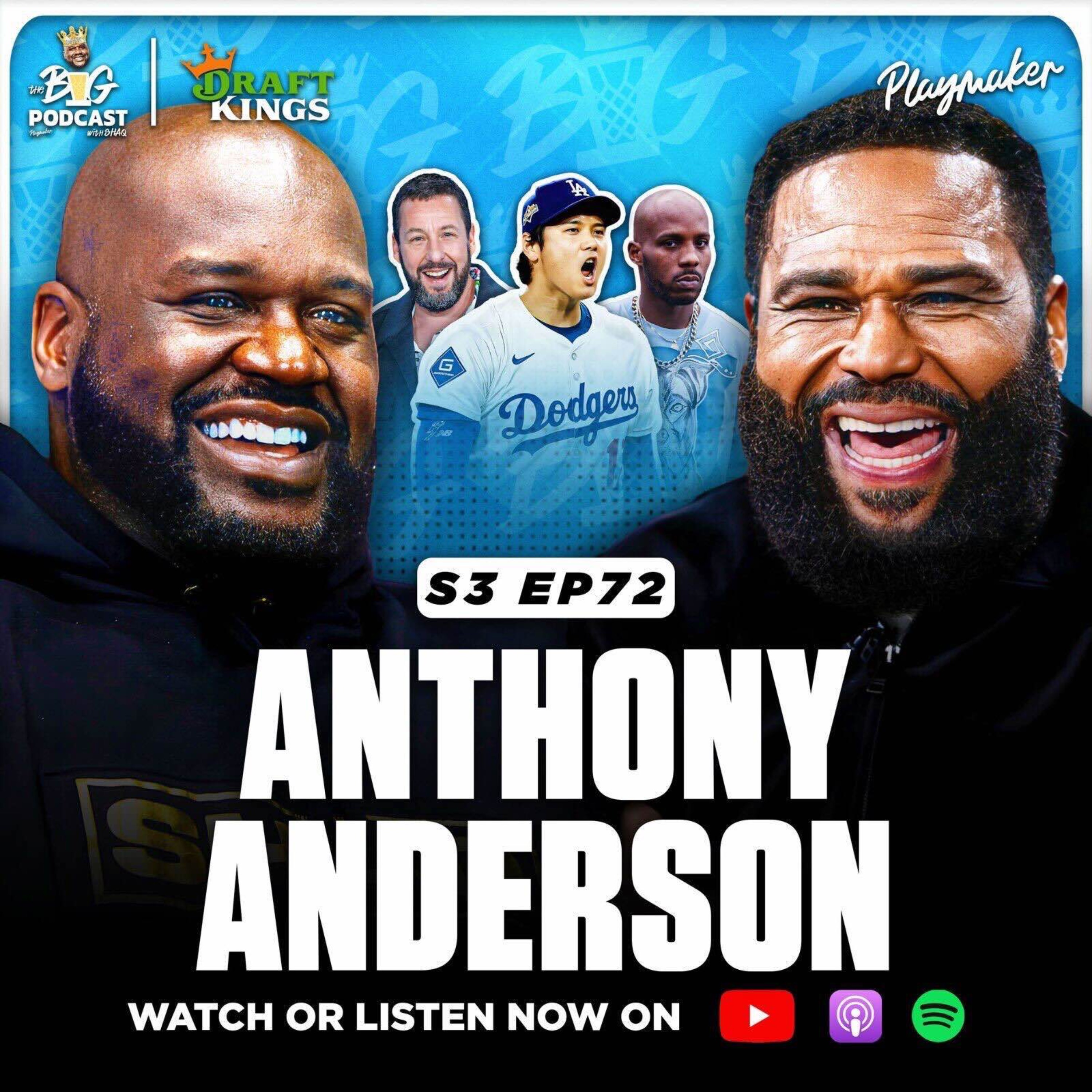 Anthony Anderson Had Shaq In TEARS, Talks Shohei & Luka + How He Got Roles In Adam Sandler’s Movies Anthony Anderson Had Shaq In TEARS, Talks Shohei & Luka + How He Got Roles In Adam Sandler’s Movies