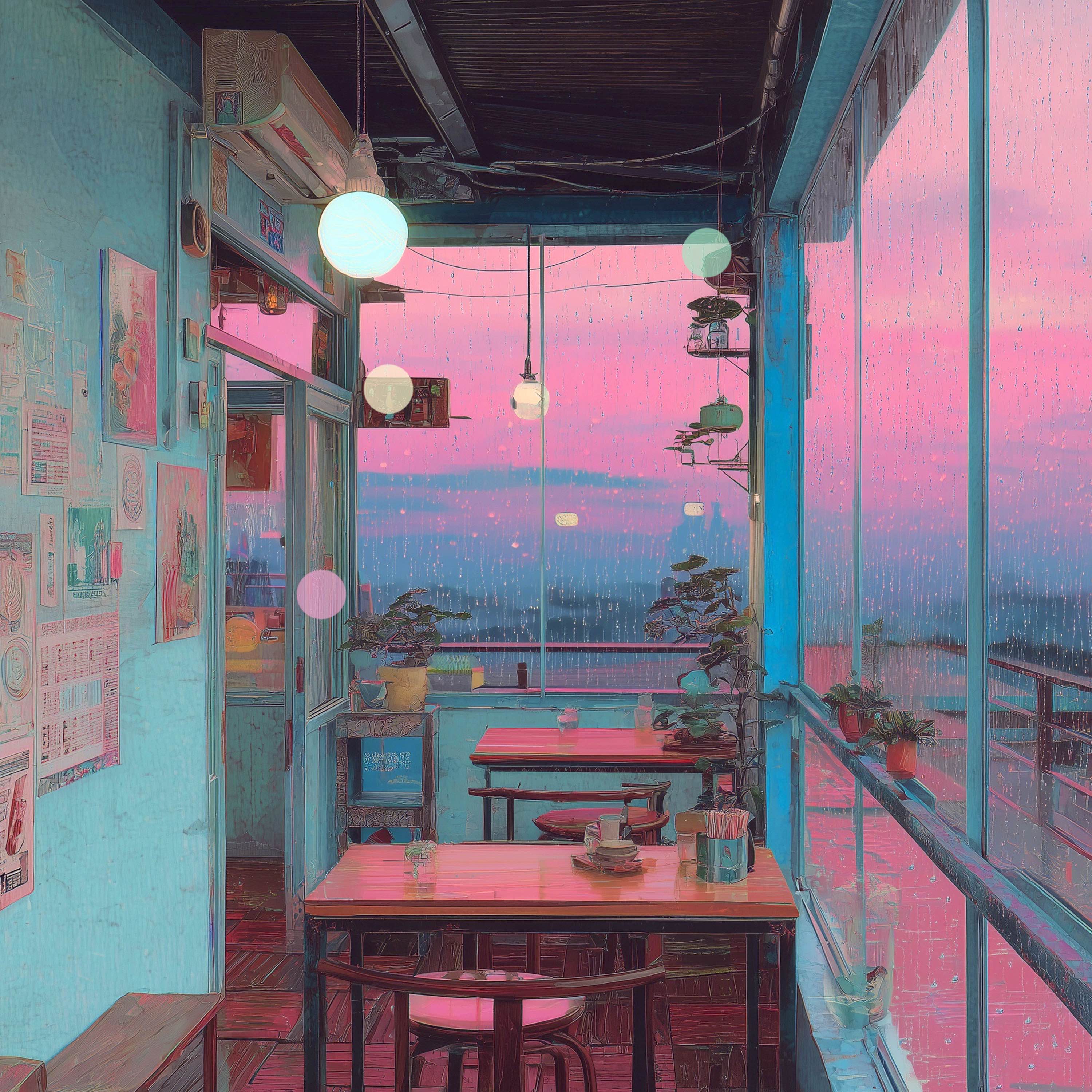 Café un Jour de Pluie | Ambiance Calme au Cœur de Hong Kong