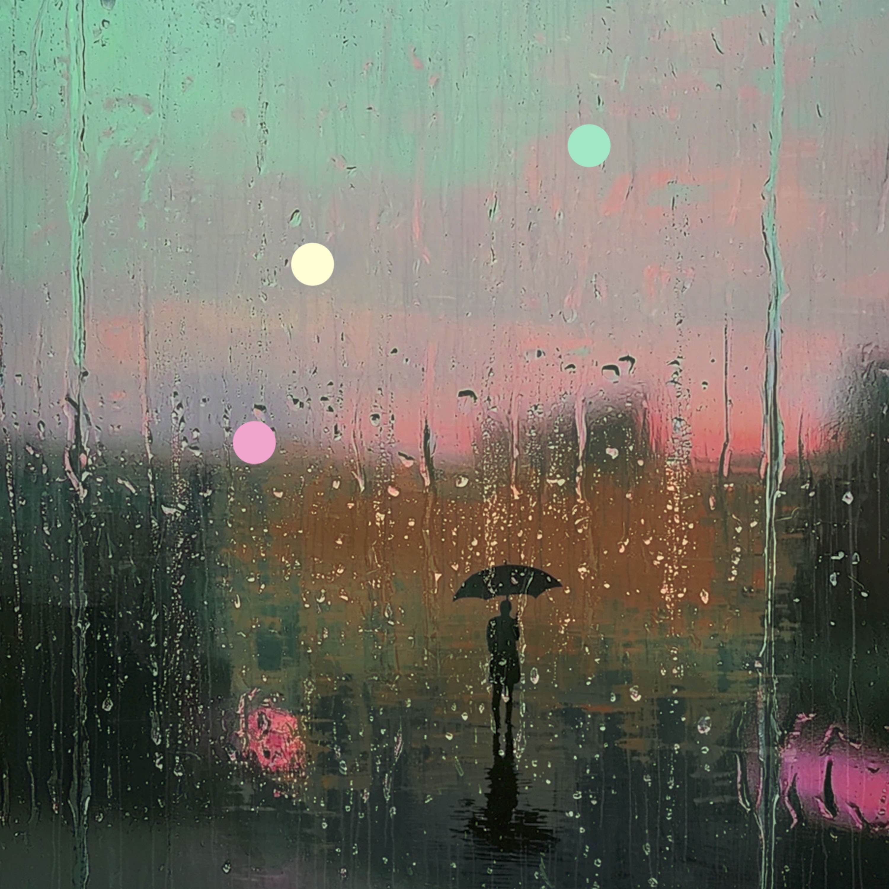 8hr Sheltered Rain | Evening Shower ASMR