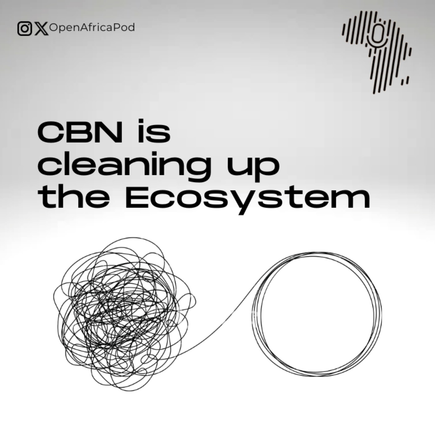 CBN is cleaning up the Ecosystem
