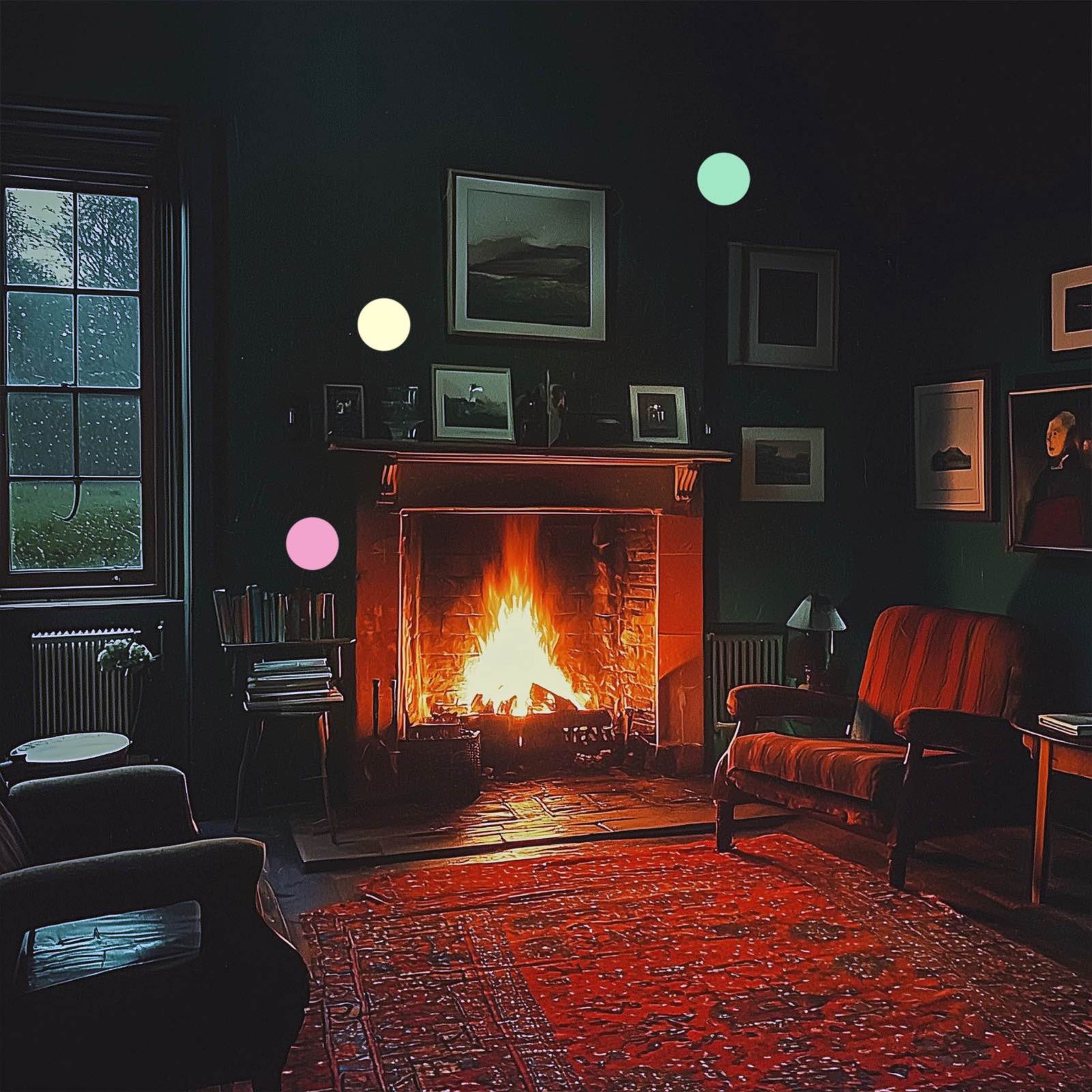 アムインスイ城の暖炉の音 | 雨と嵐の睡眠＆集中サウンド – 睡眠音 & ホワイトノイズ