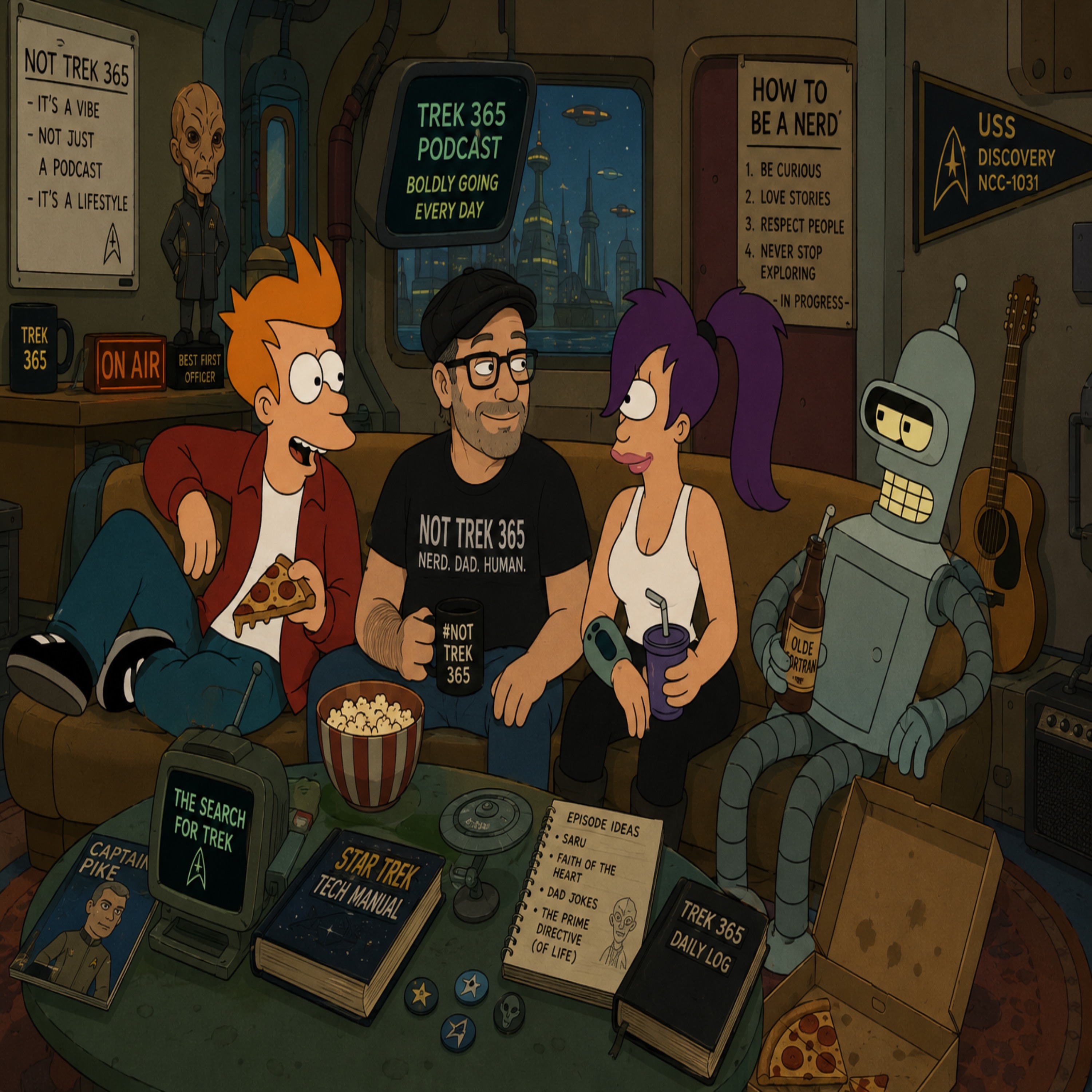 Not Trek 365: Futurama 1.2 - The Season Has Landed episode artwork