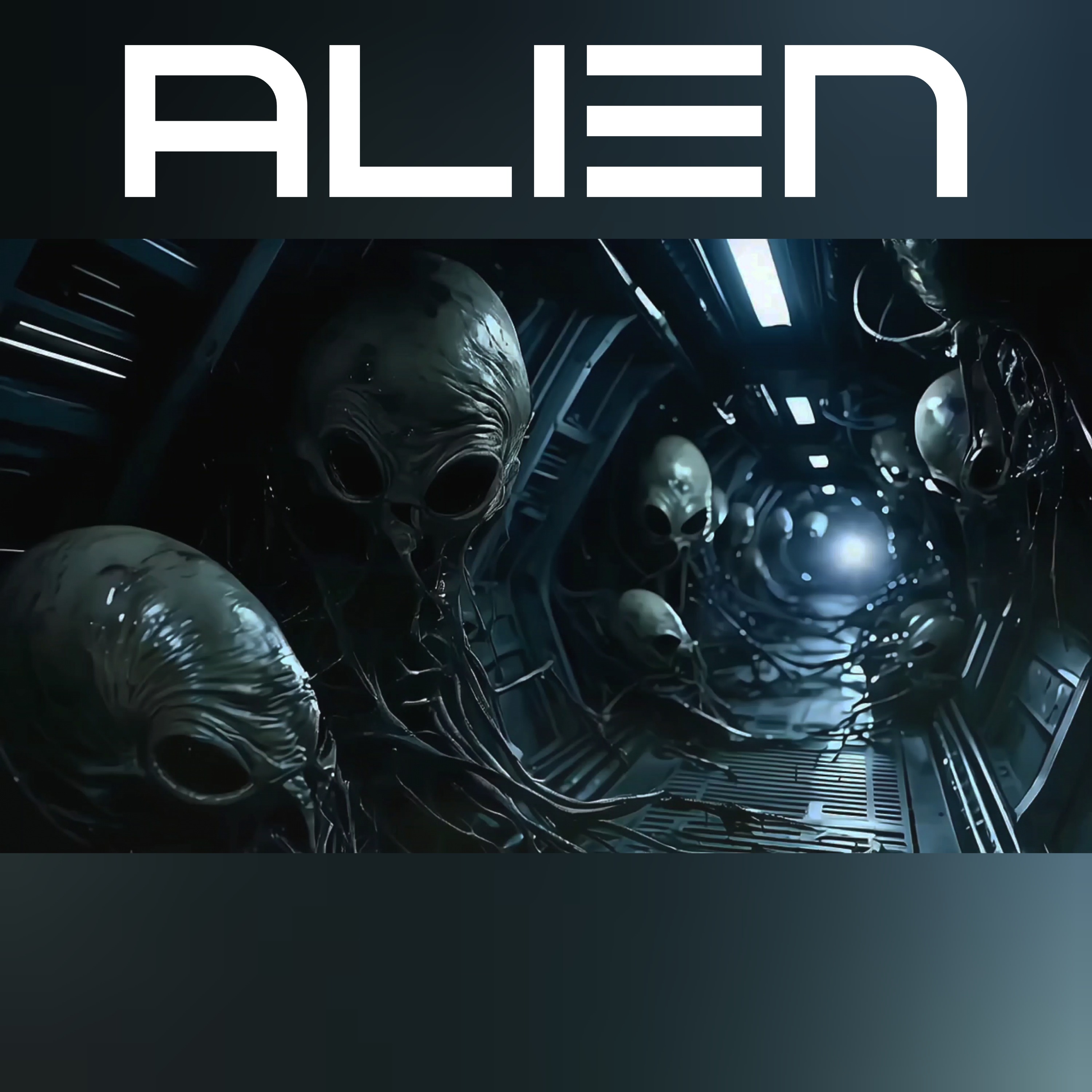 🎧 ALIEN : Terrifying alien nest corridor ambient soundscape | dark spaceship | alien on board
